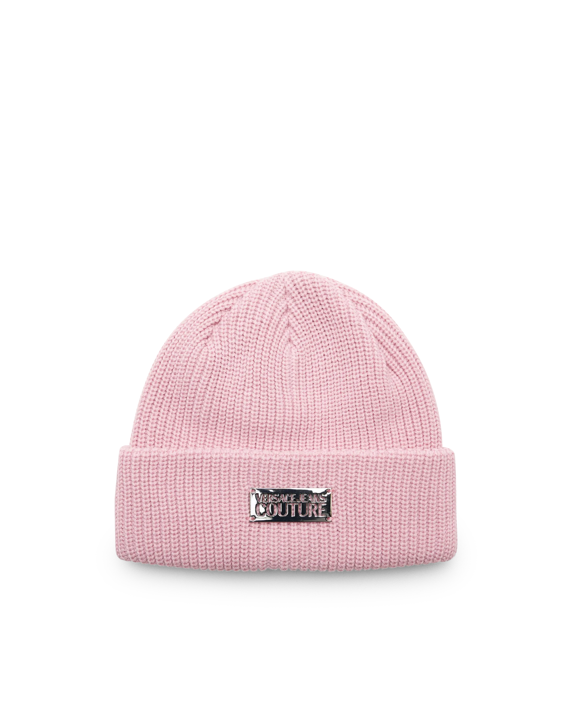 Logo Knit Ribbed Beanie