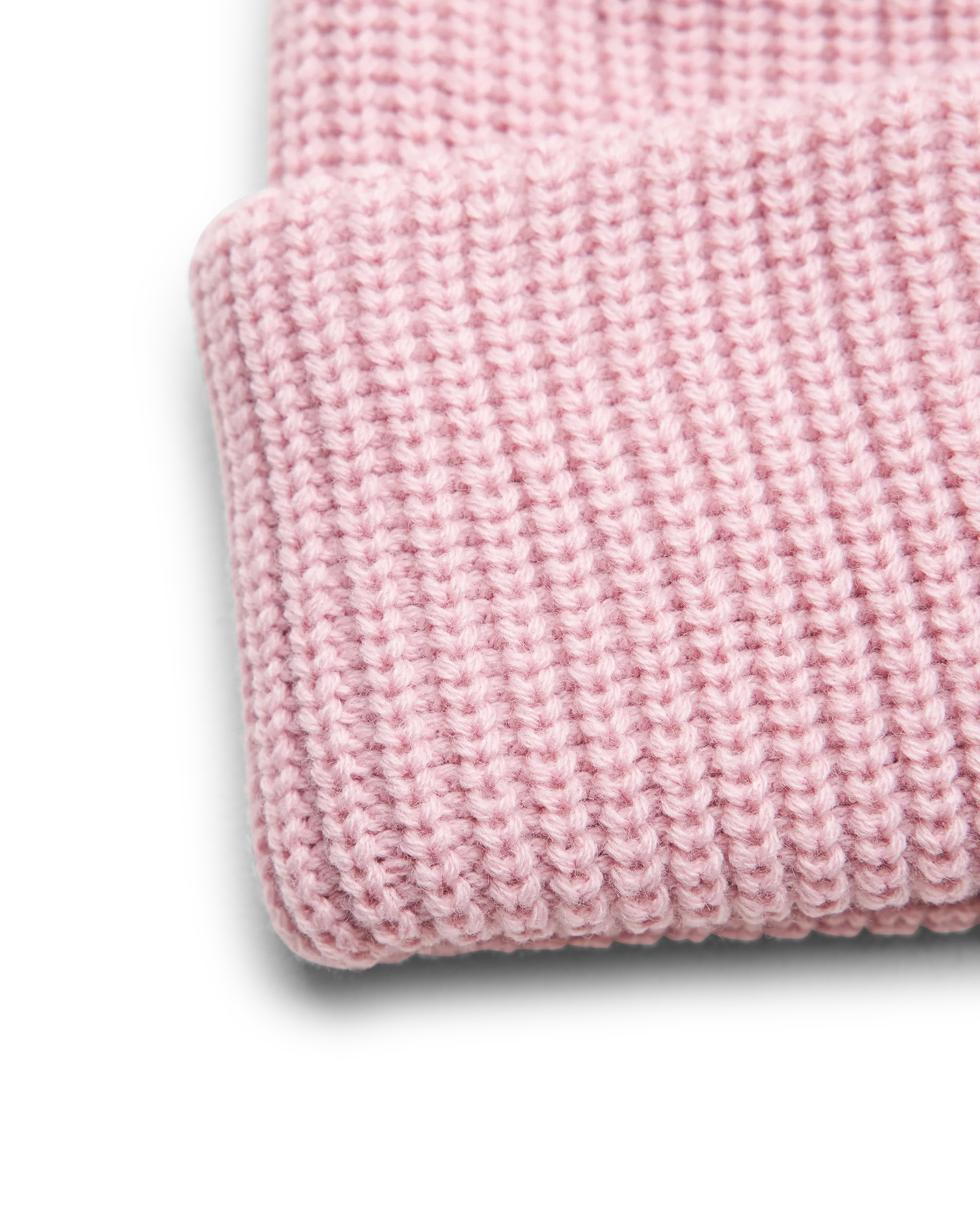 Logo Knit Ribbed Beanie
