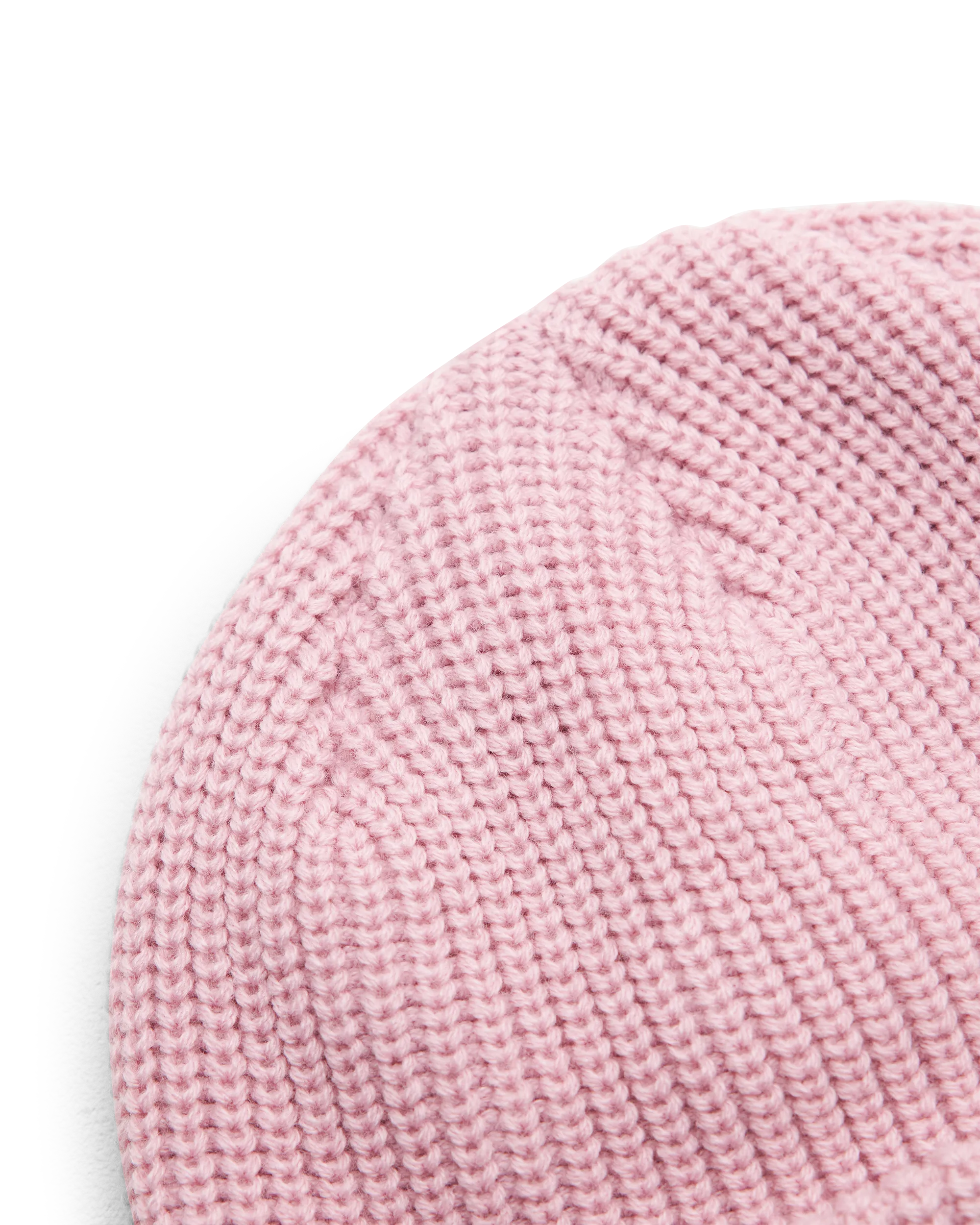 Logo Knit Ribbed Beanie