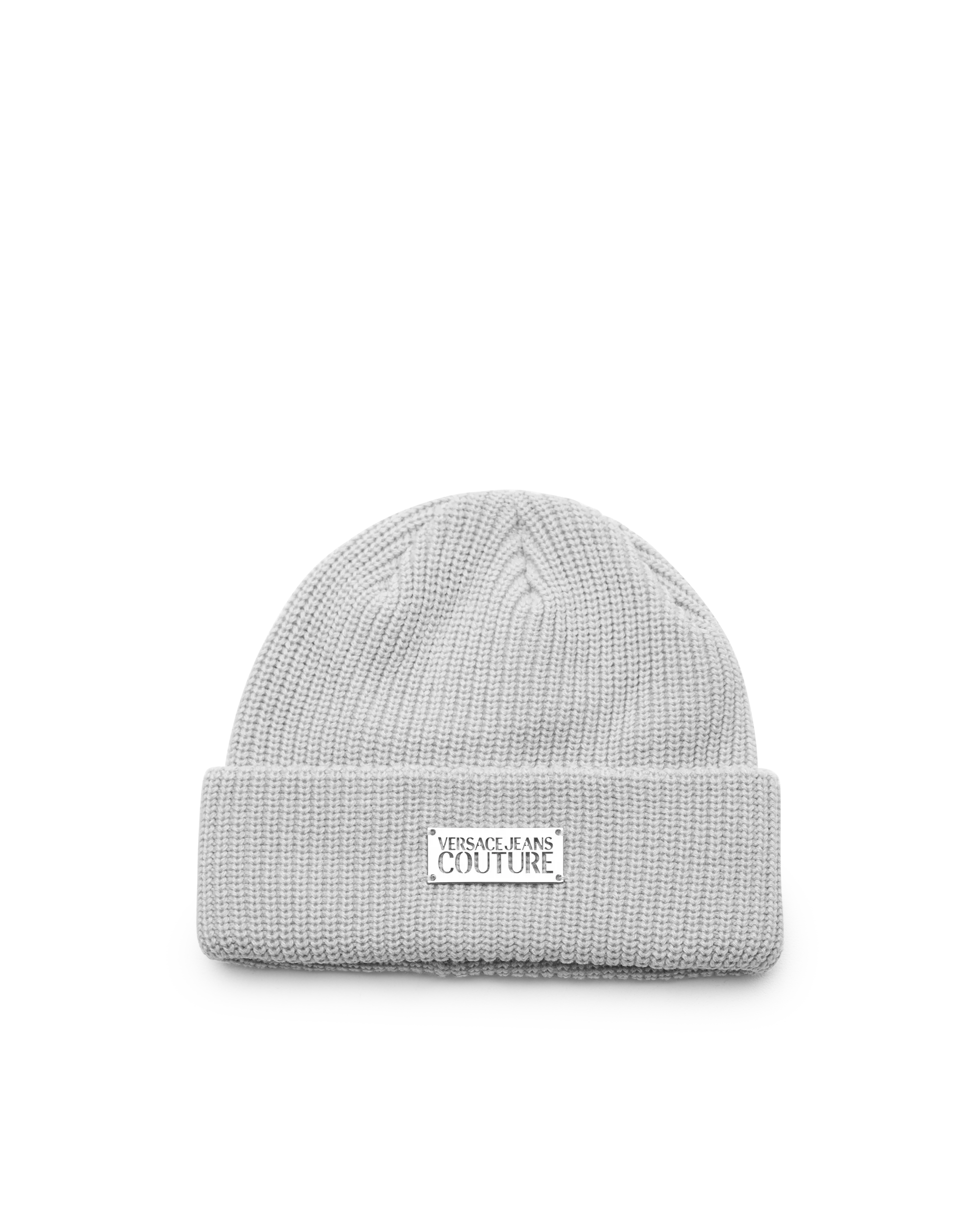 Logo Knit Ribbed Beanie