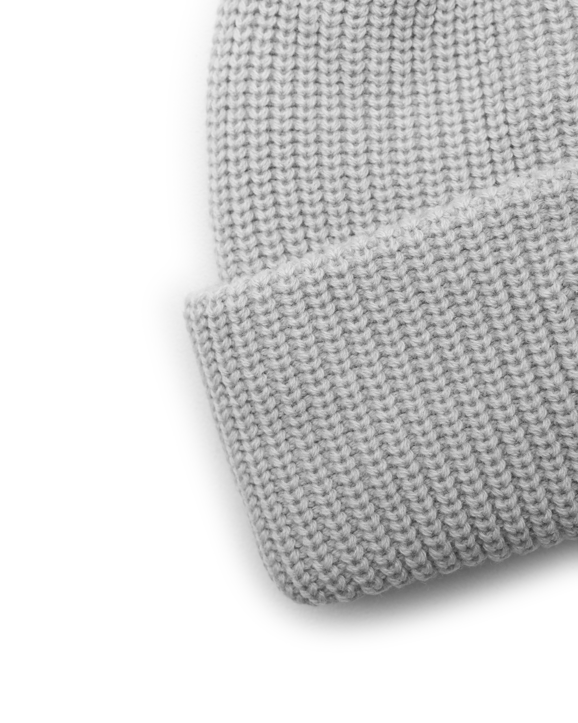 Logo Knit Ribbed Beanie