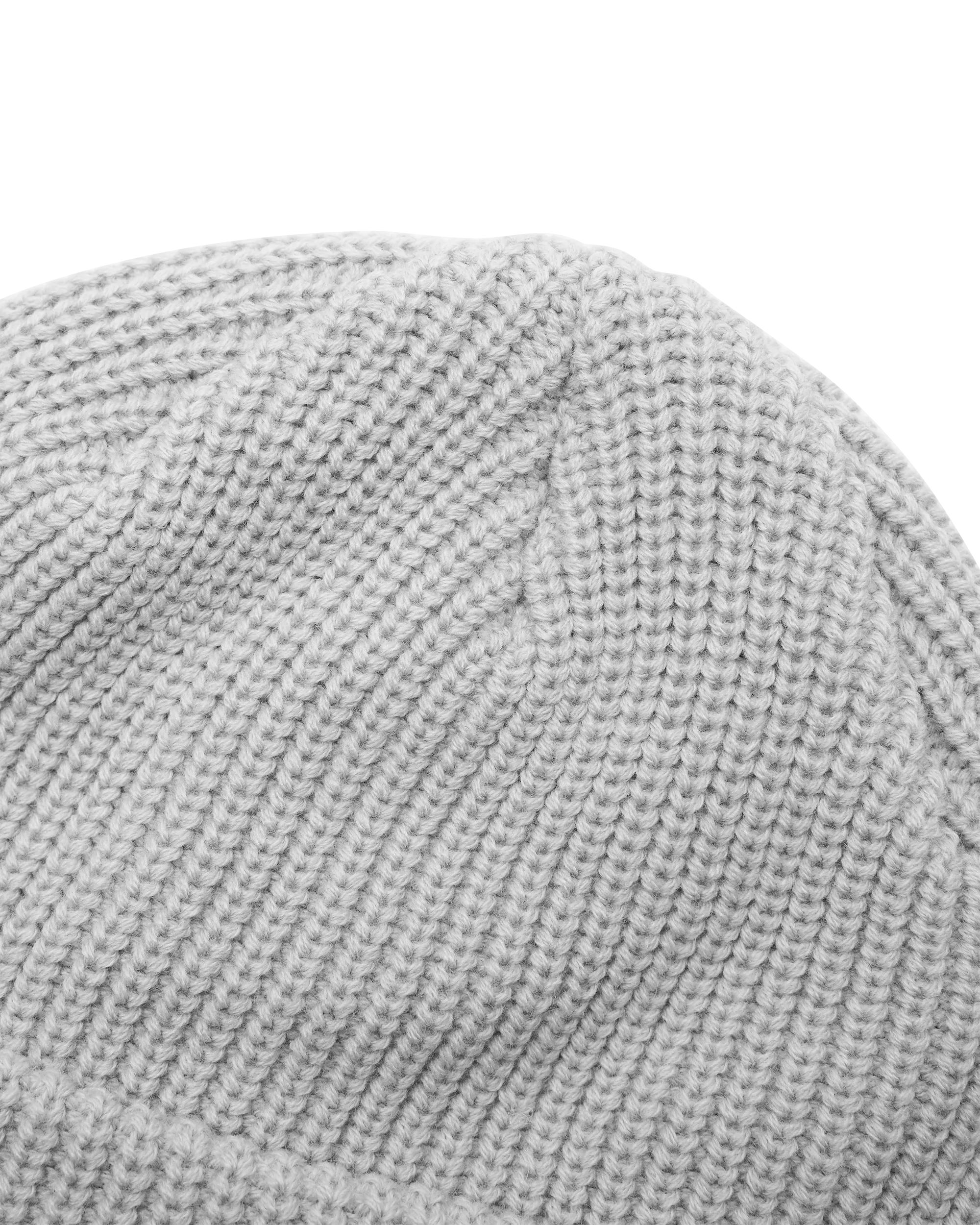 Logo Knit Ribbed Beanie