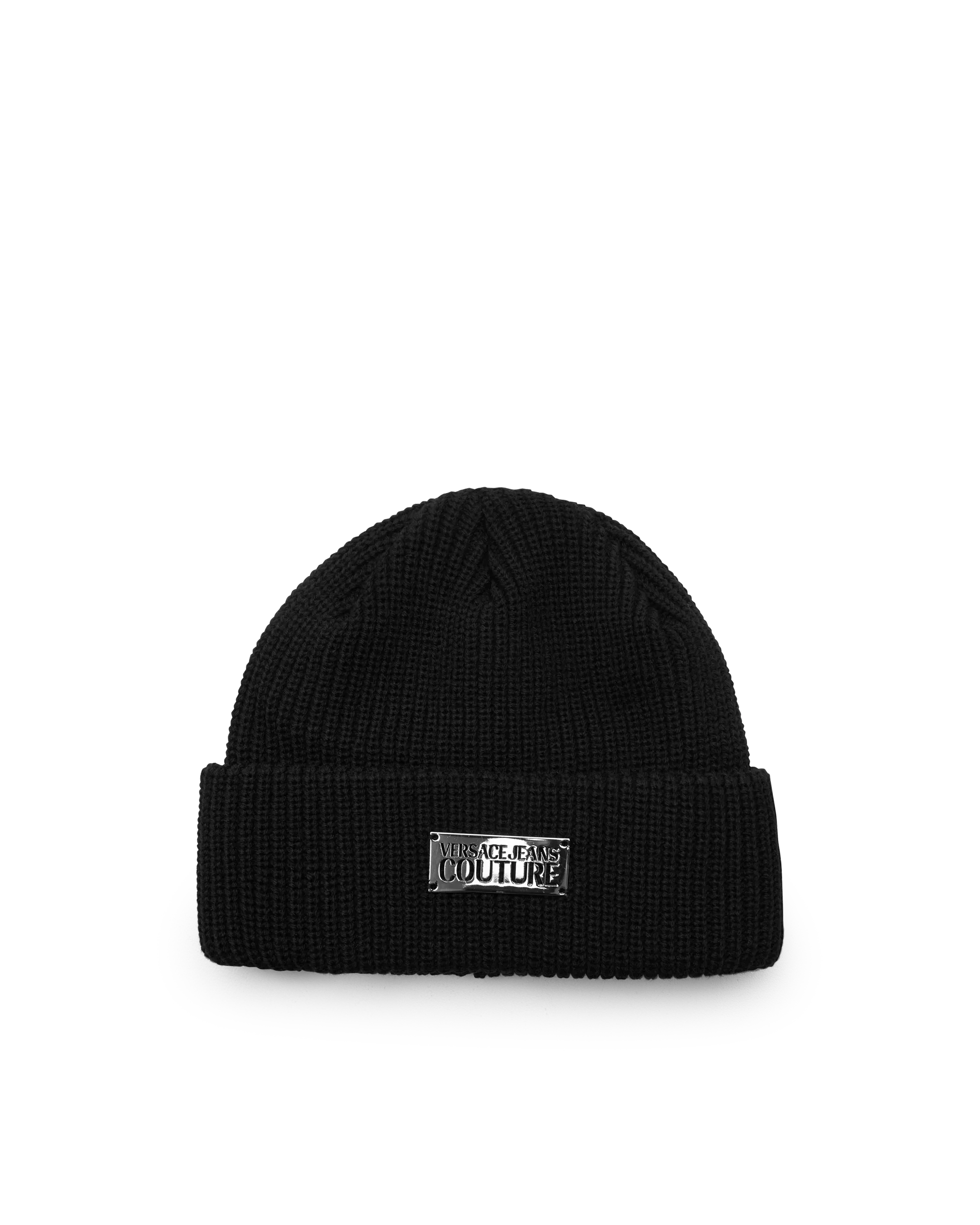 Logo Knit Ribbed Beanie