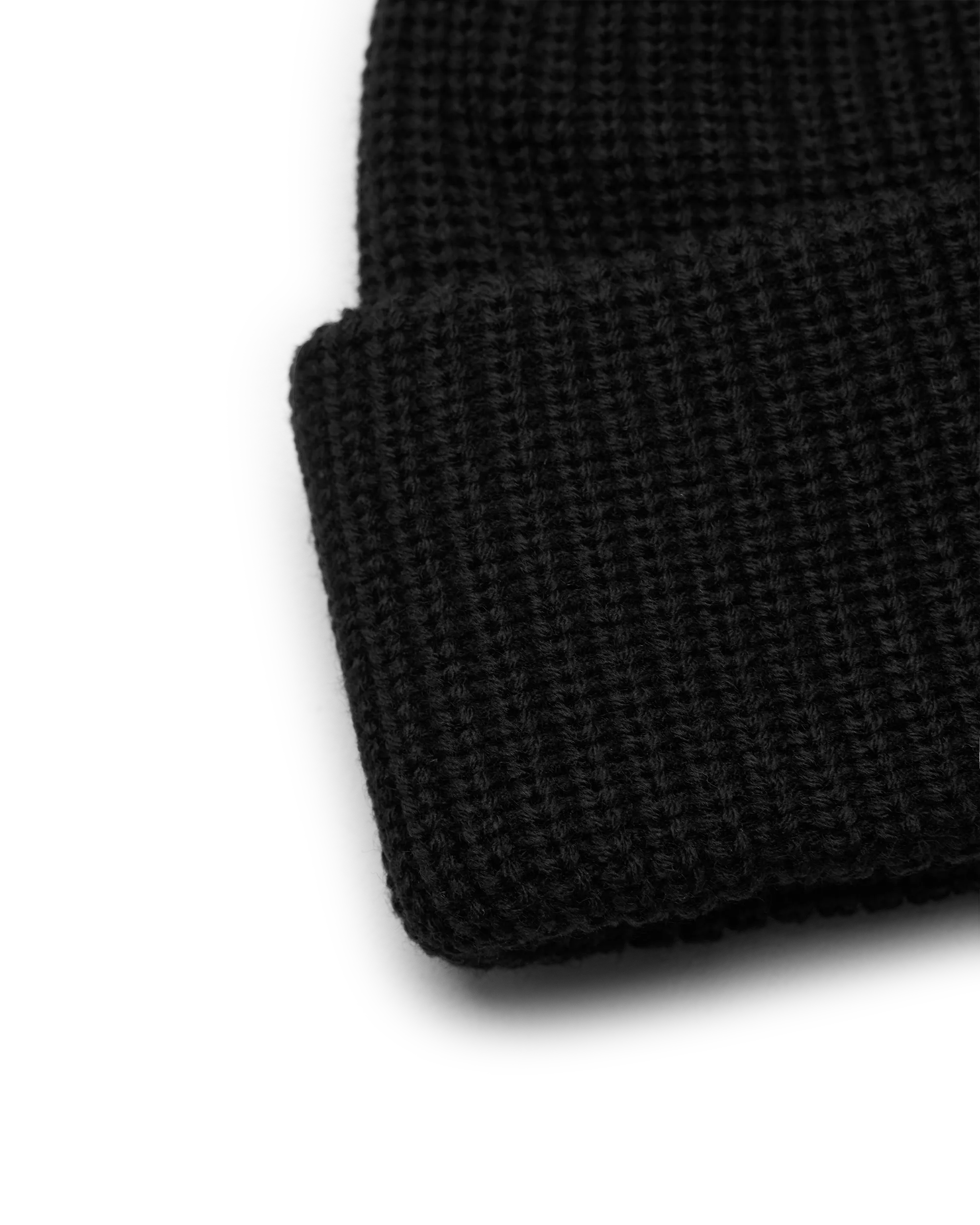 Logo Knit Ribbed Beanie