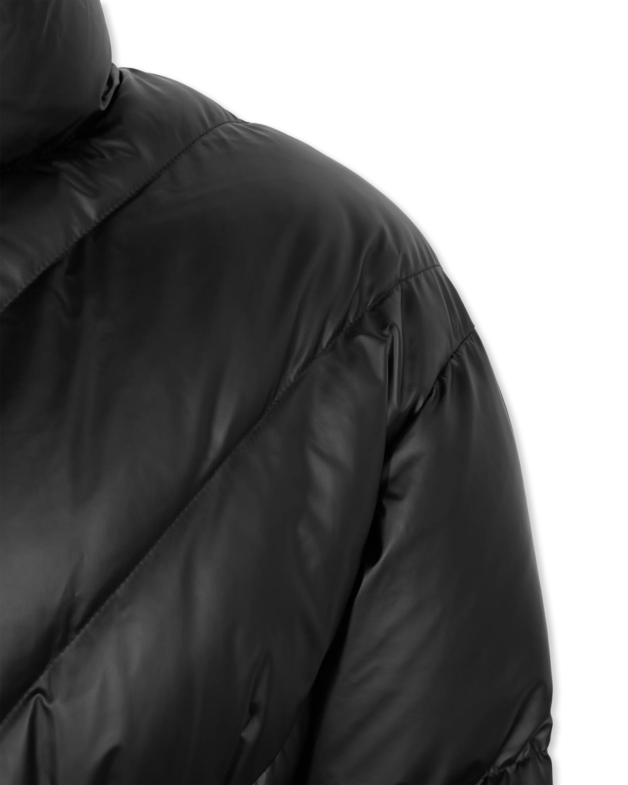 Baroque-Buckle Puffer Jacket