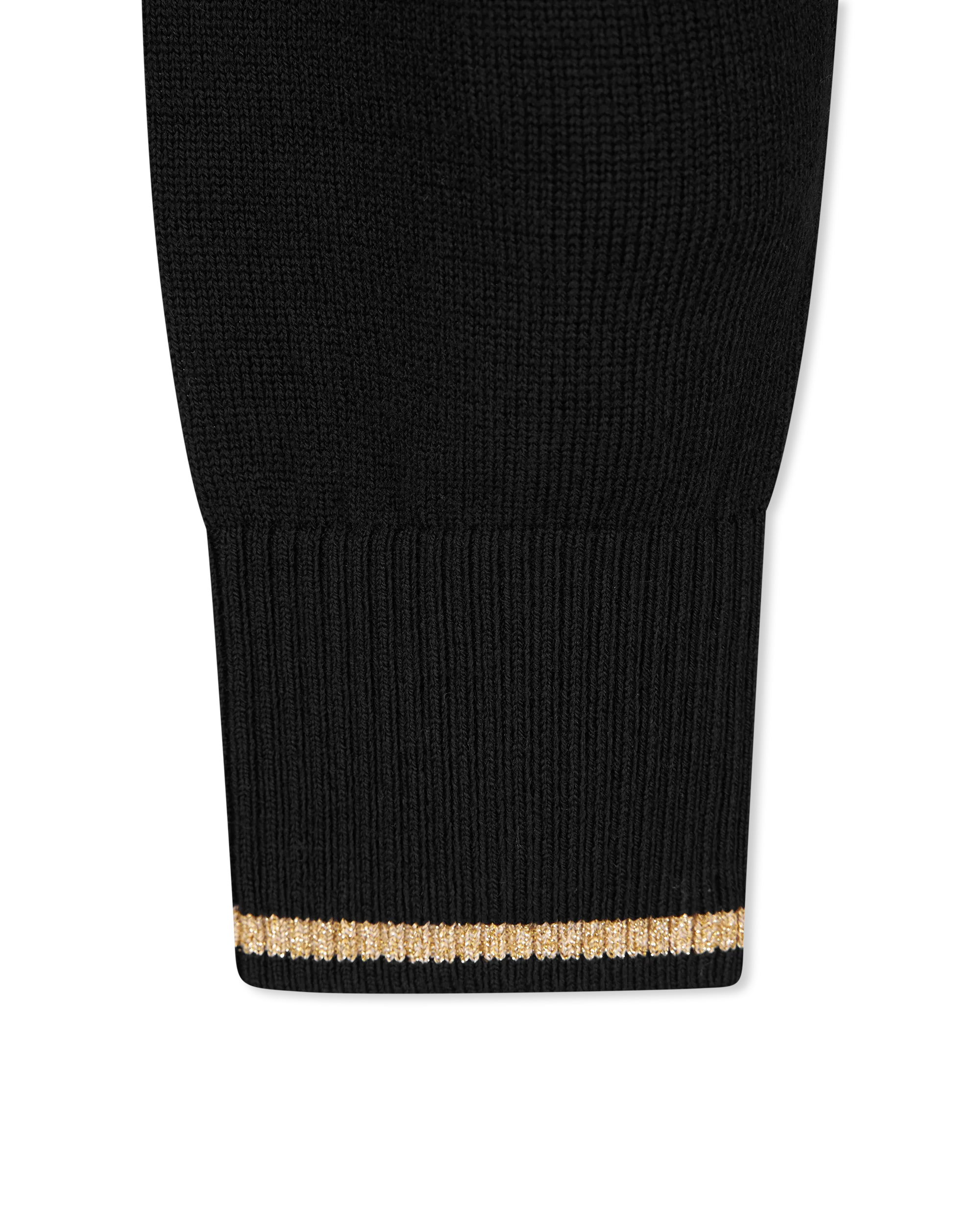 V-Emblem Wool Sweater