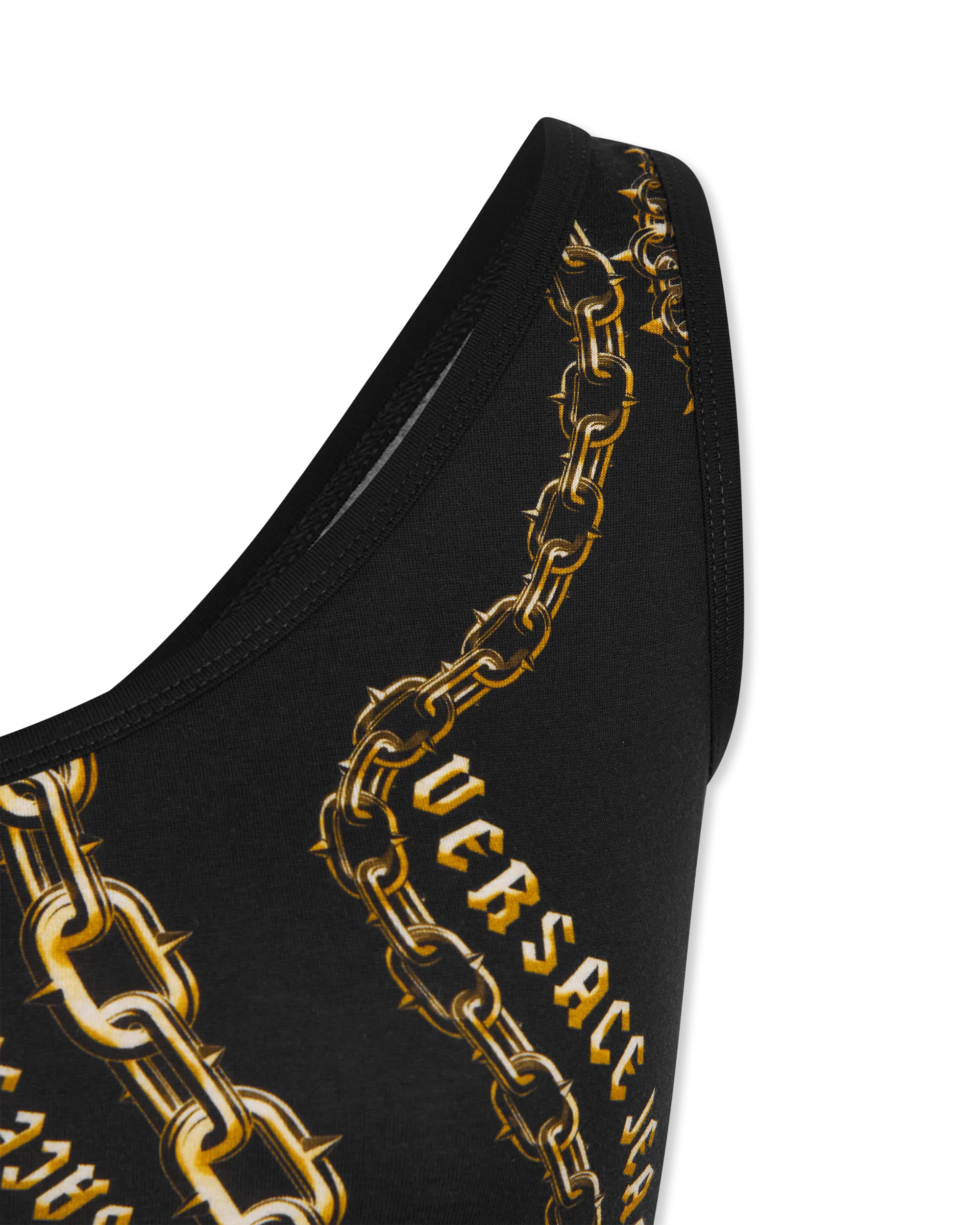 Chain Couture Baroque Buckle Midi Tank Dress