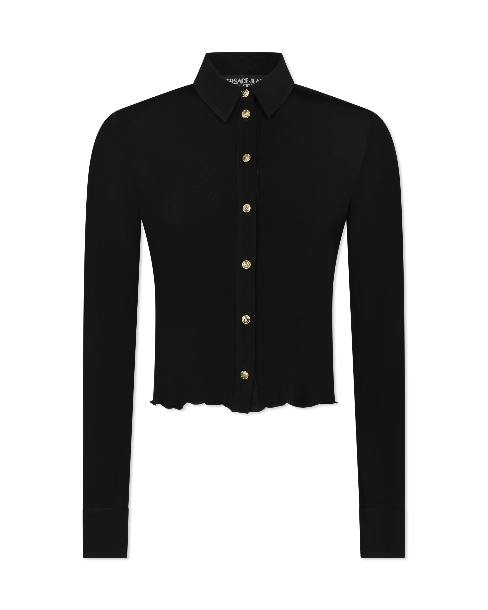 Fluid V-Emblem Button Shirt