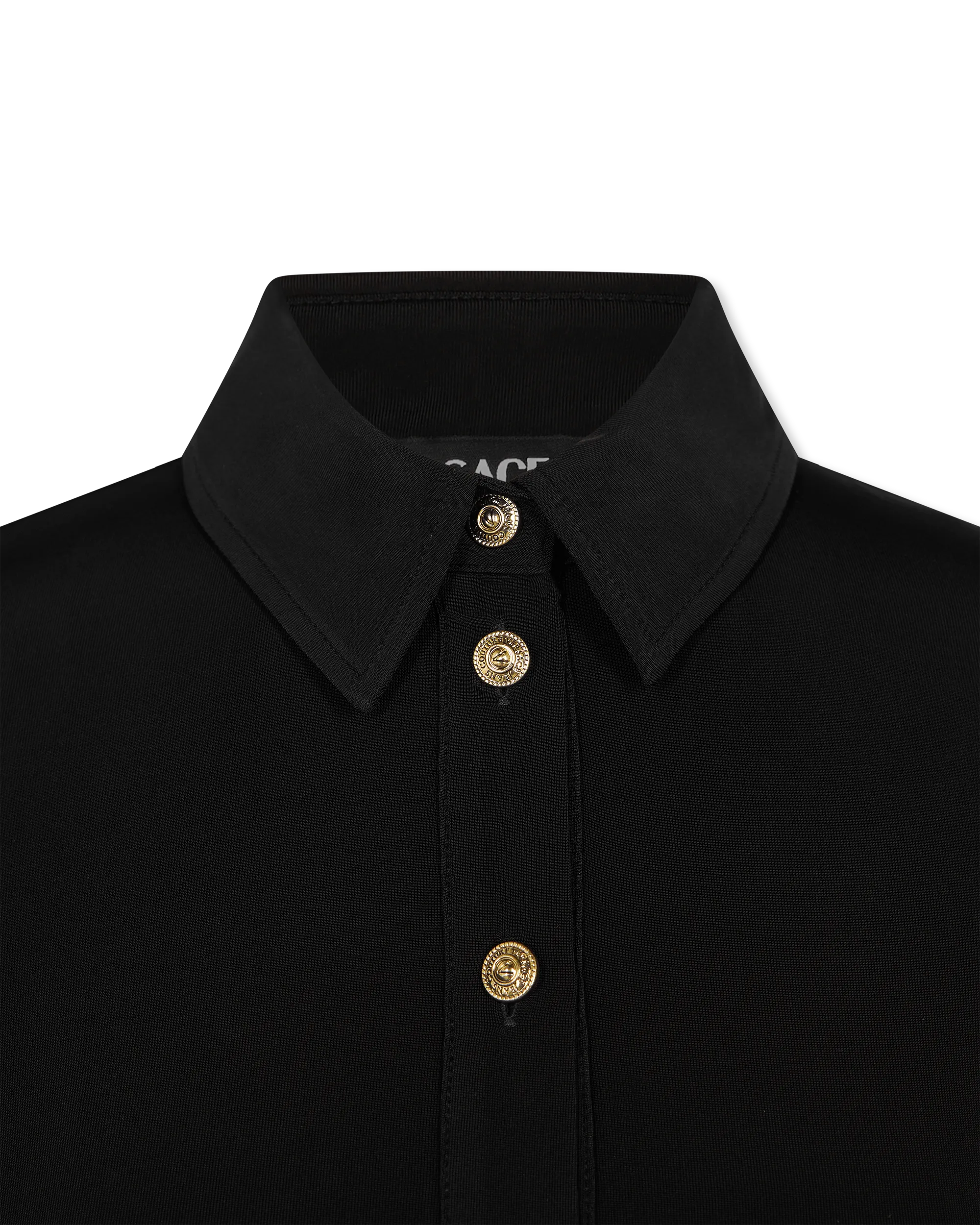 Fluid V-Emblem Button Shirt