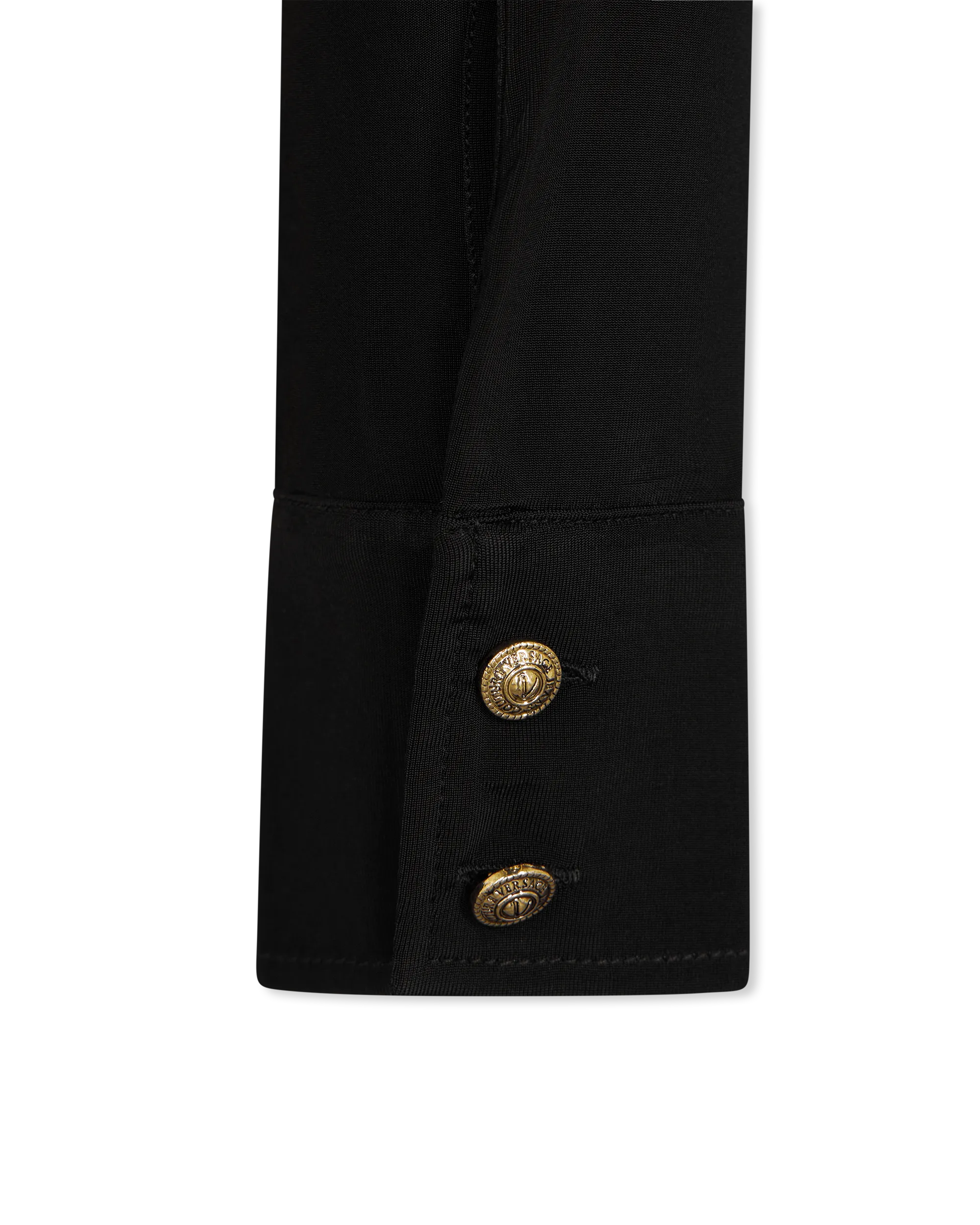 Fluid V-Emblem Button Shirt