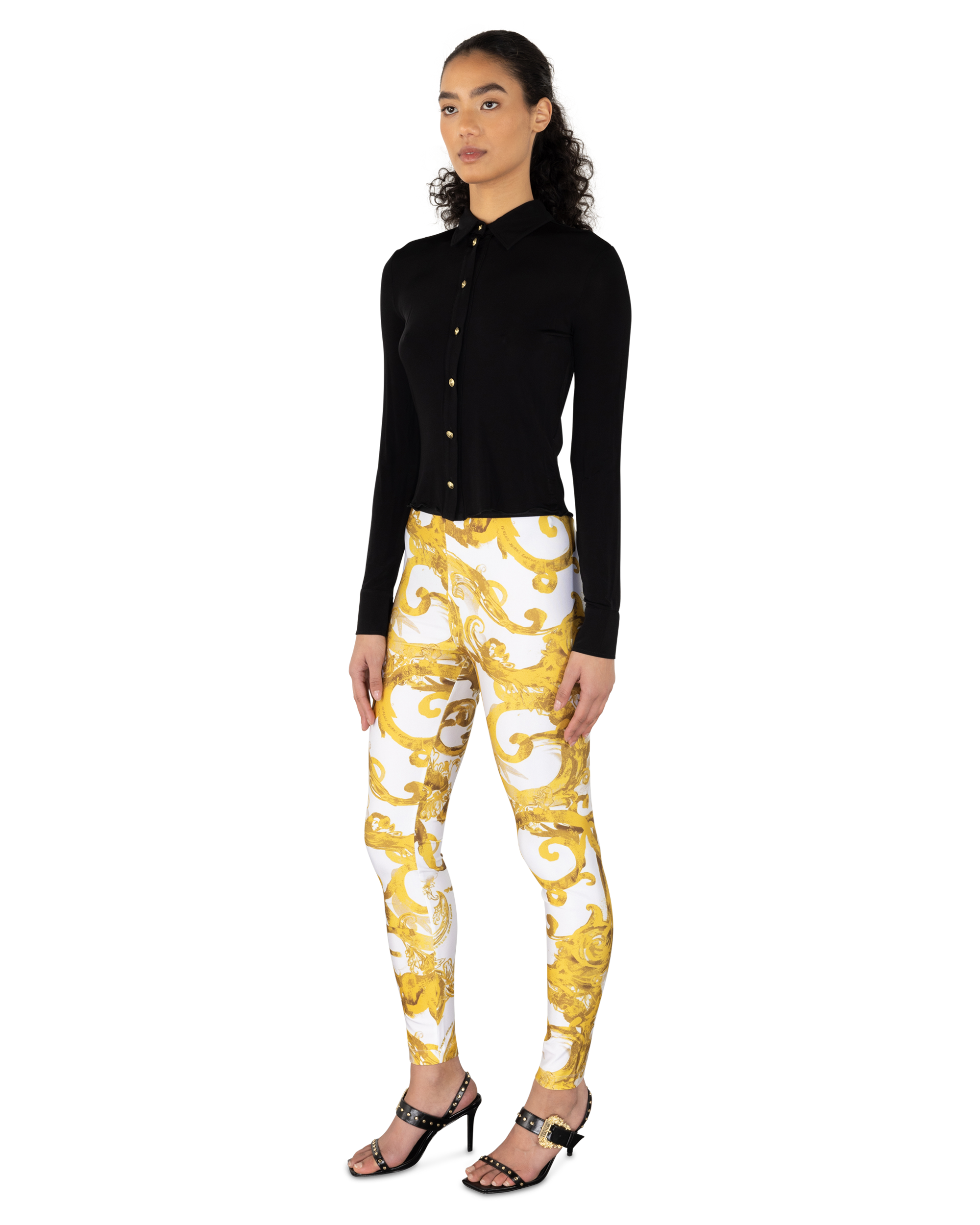 Fluid V-Emblem Button Shirt