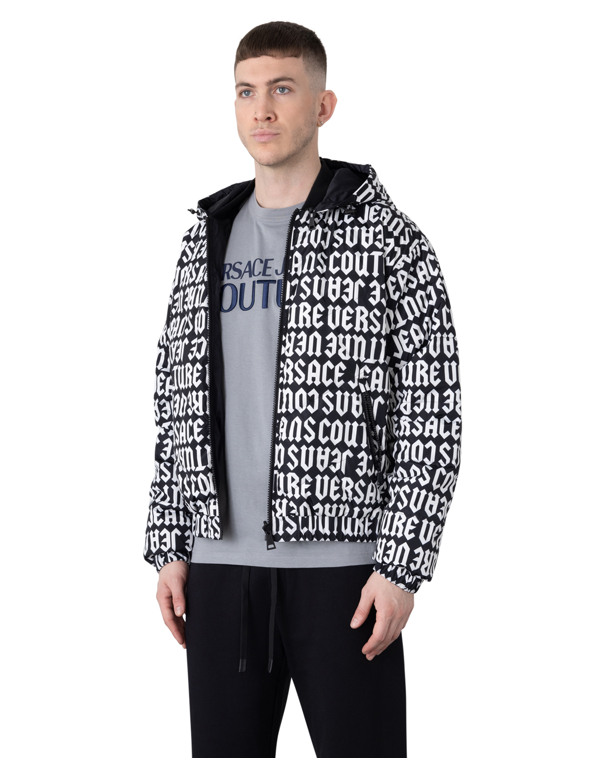 Logomania Reversible Puffer Jacket