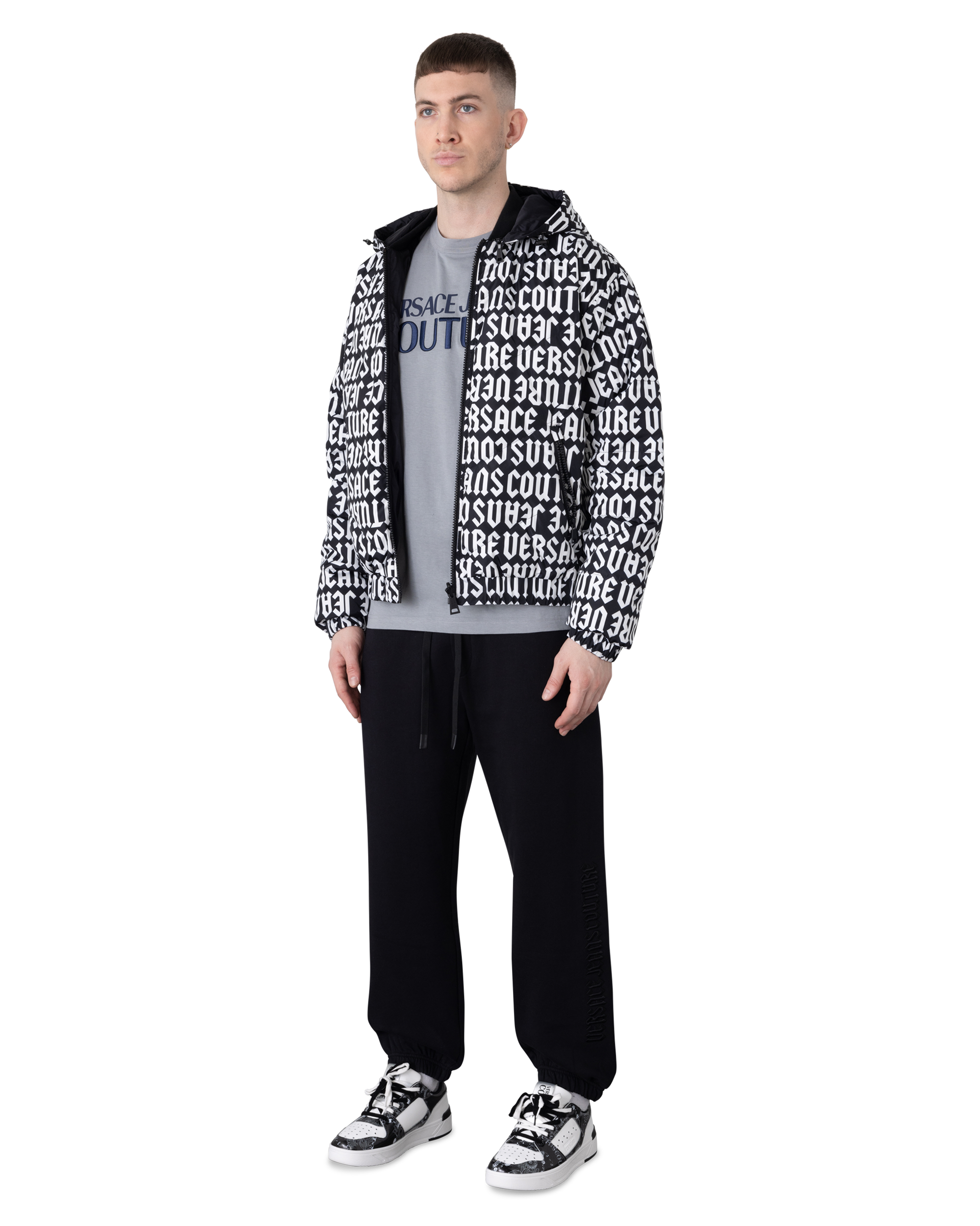 Logomania Reversible Puffer Jacket
