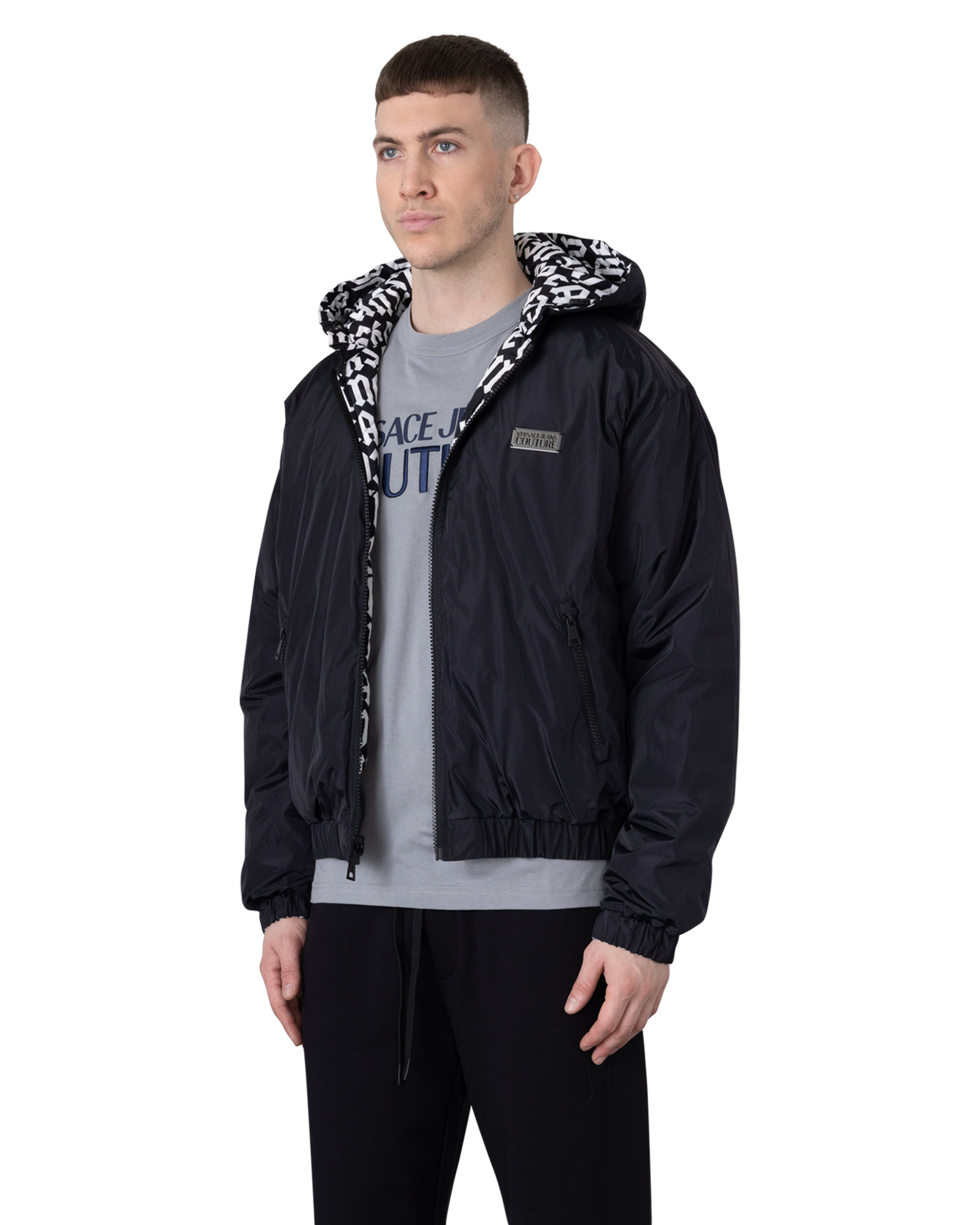 Logomania Reversible Puffer Jacket