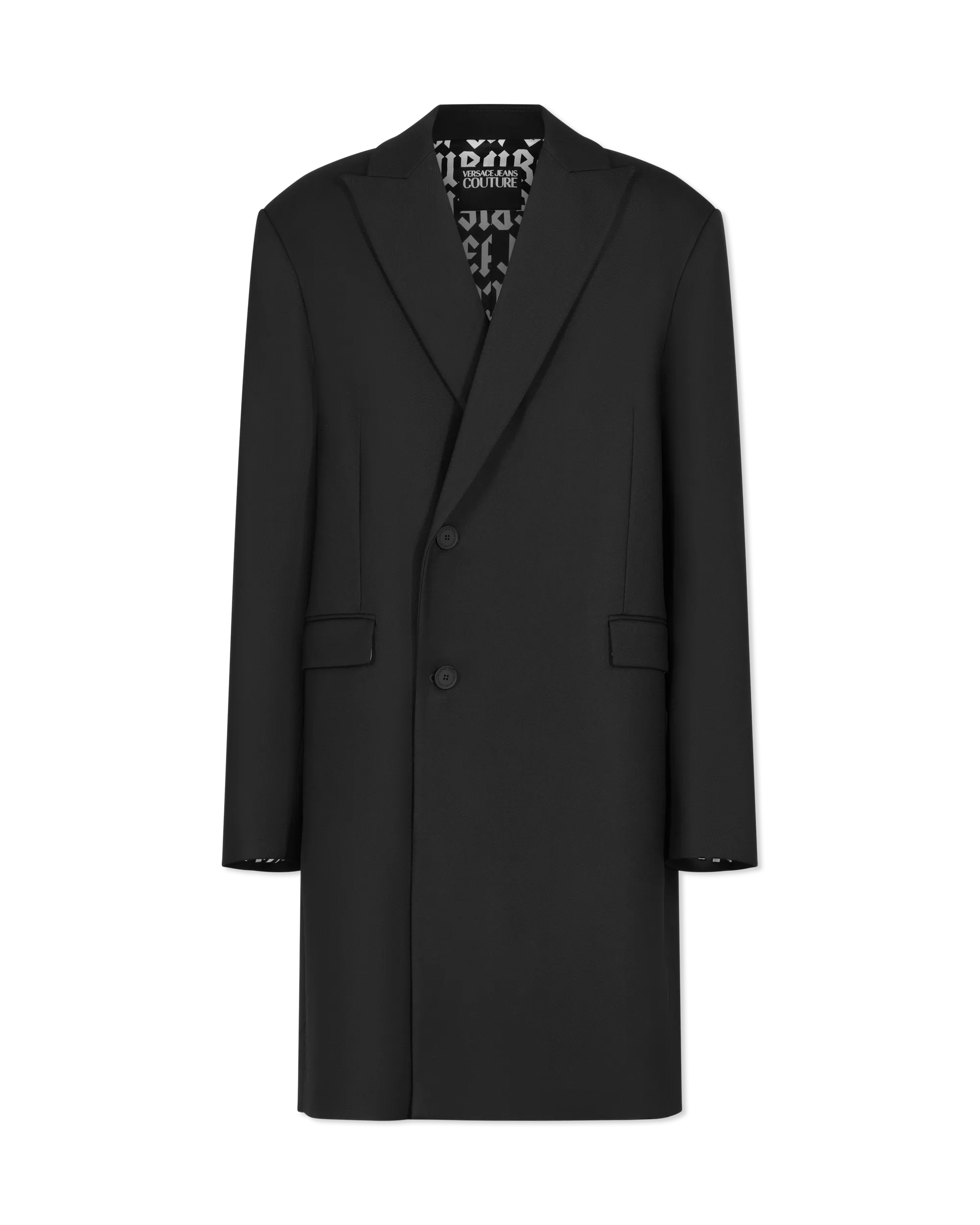 Single-Breasted Long Coat