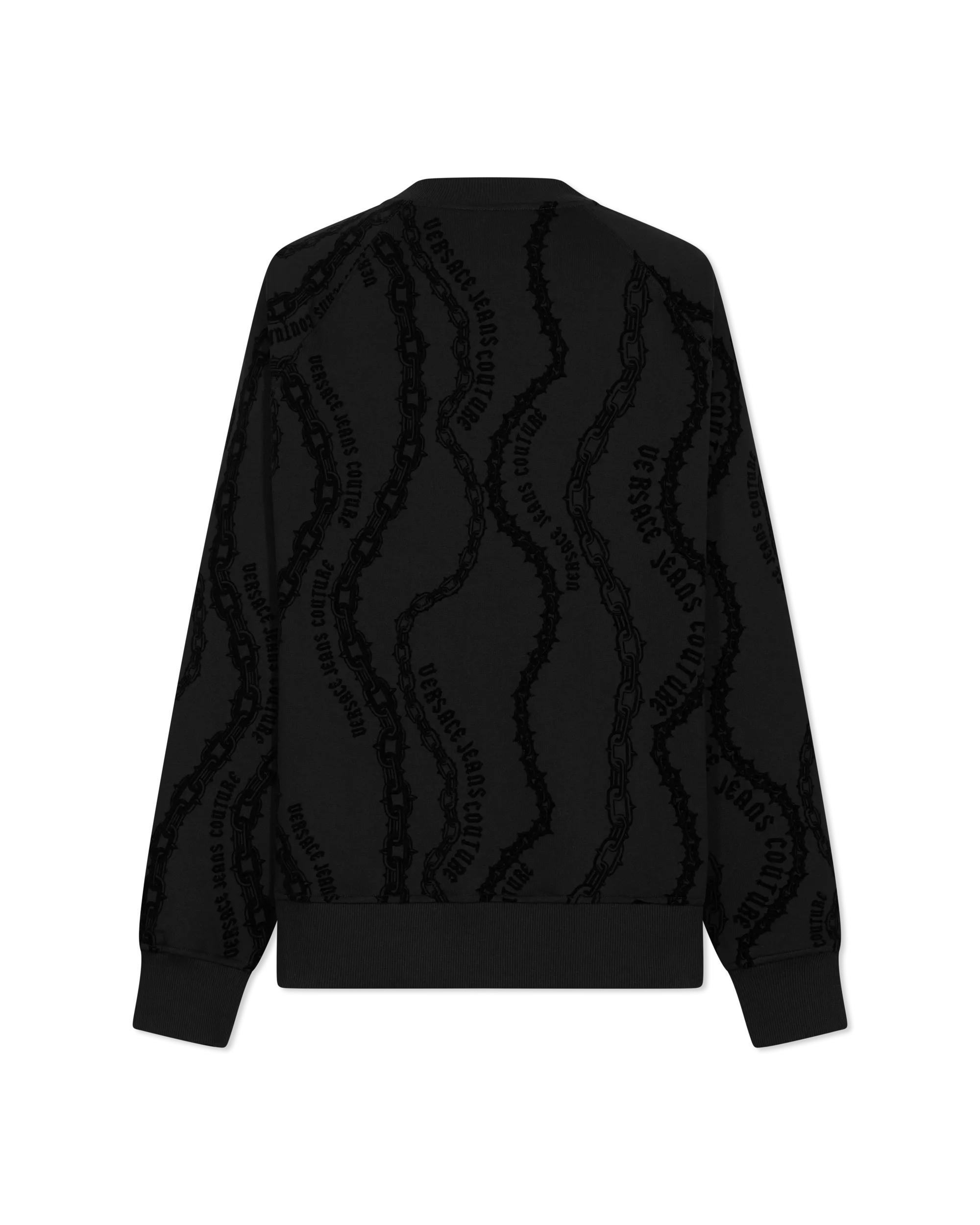 Chain Couture Relaxed-Fit Sweatshirt