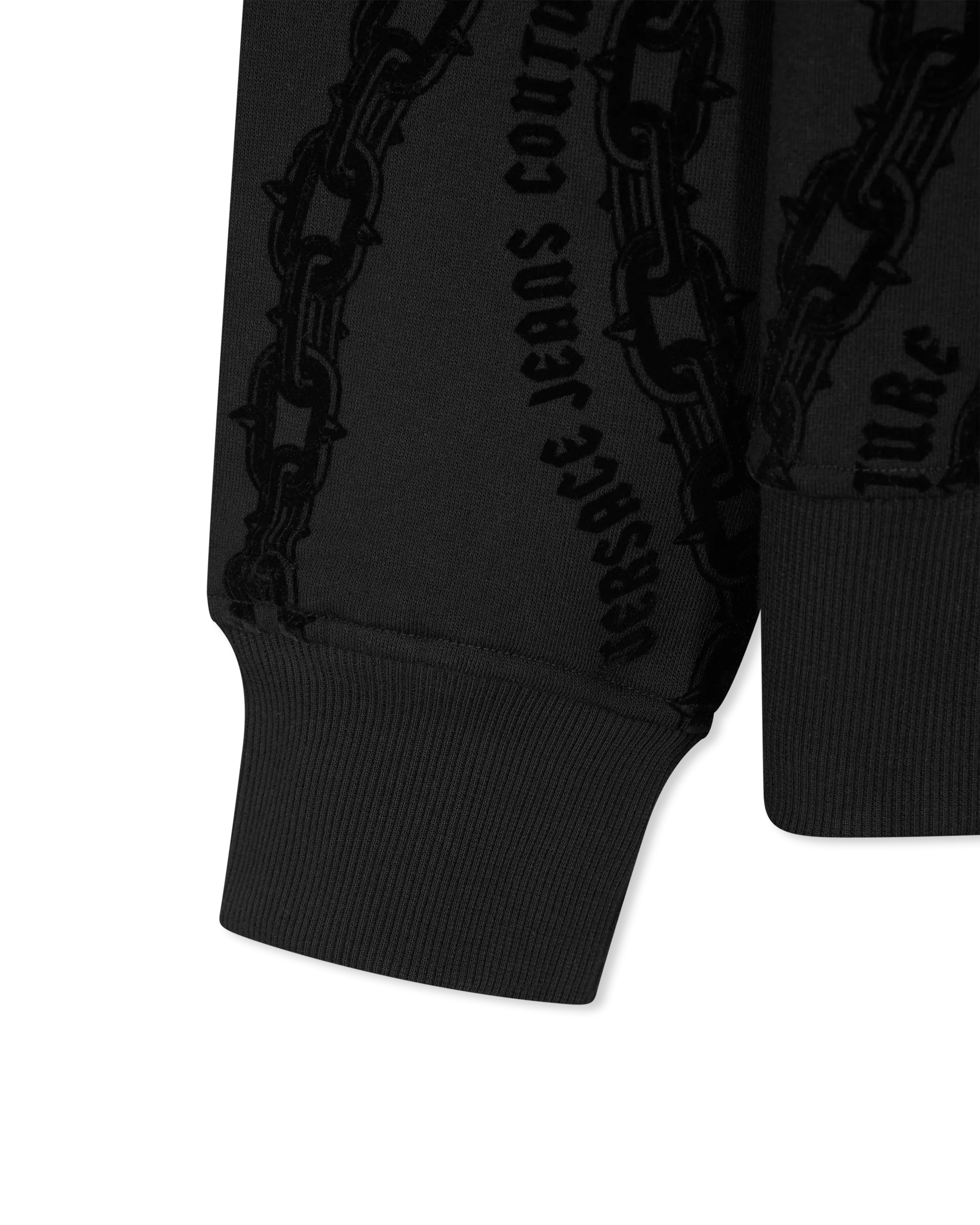 Chain Couture Relaxed-Fit Sweatshirt