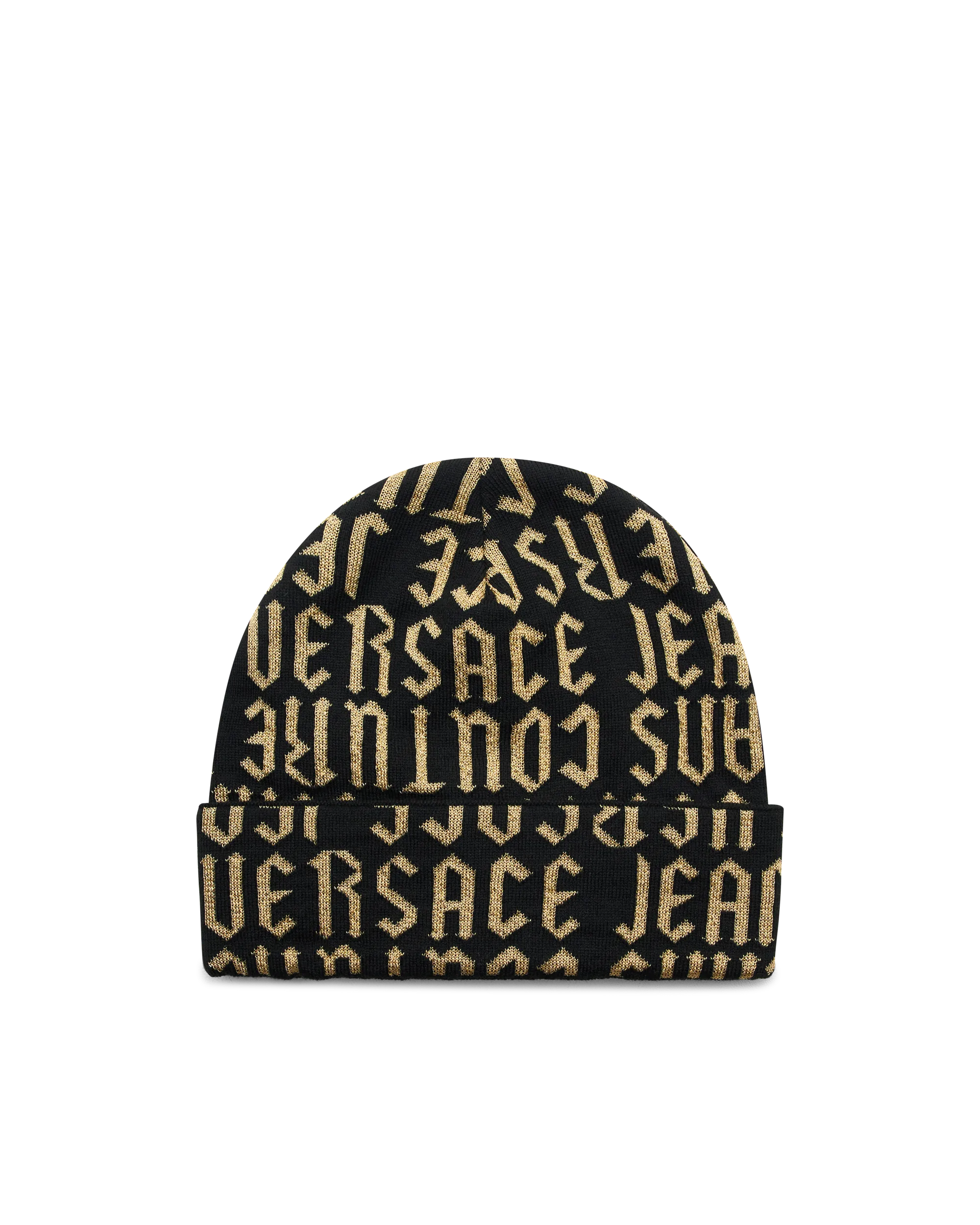 Intarsia Knit Logo Beanie