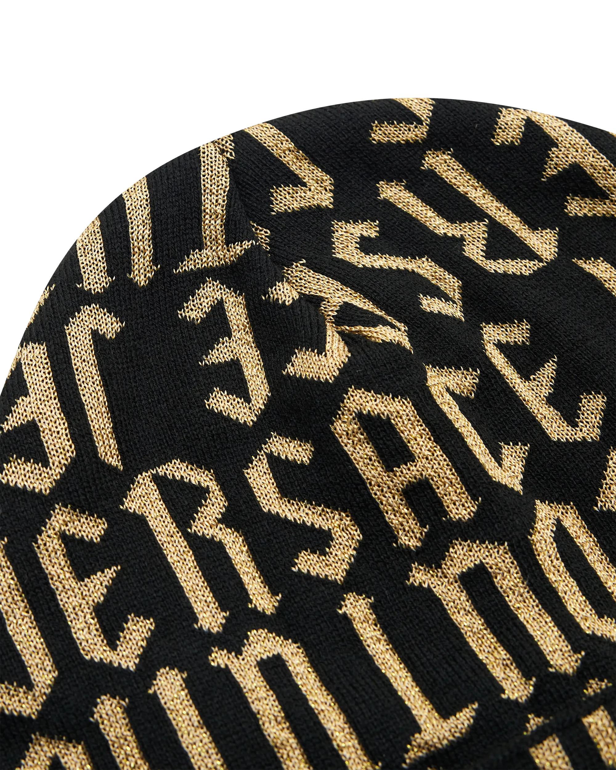 Intarsia Knit Logo Beanie