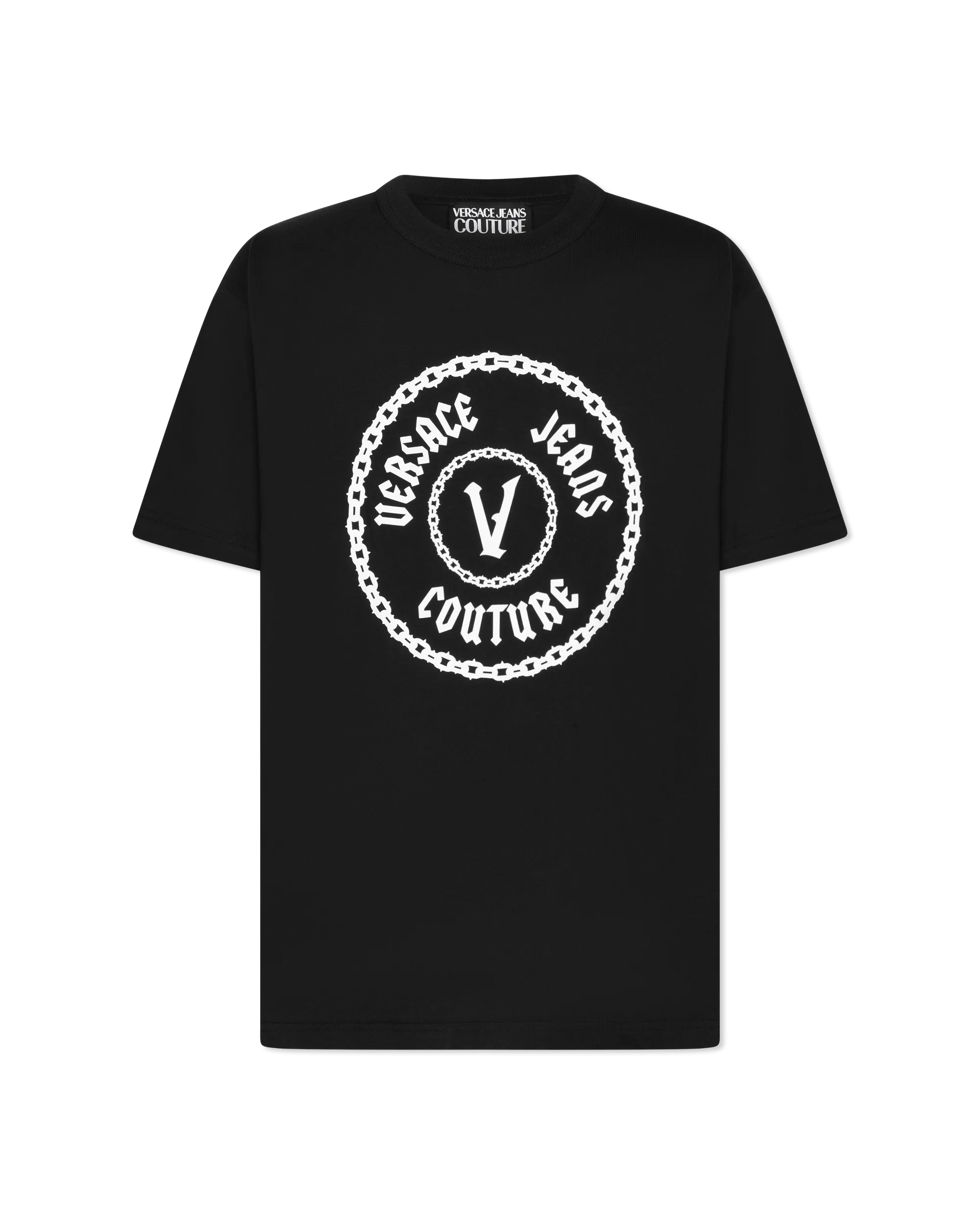 V-Emblem Metallic Logo T-Shirt