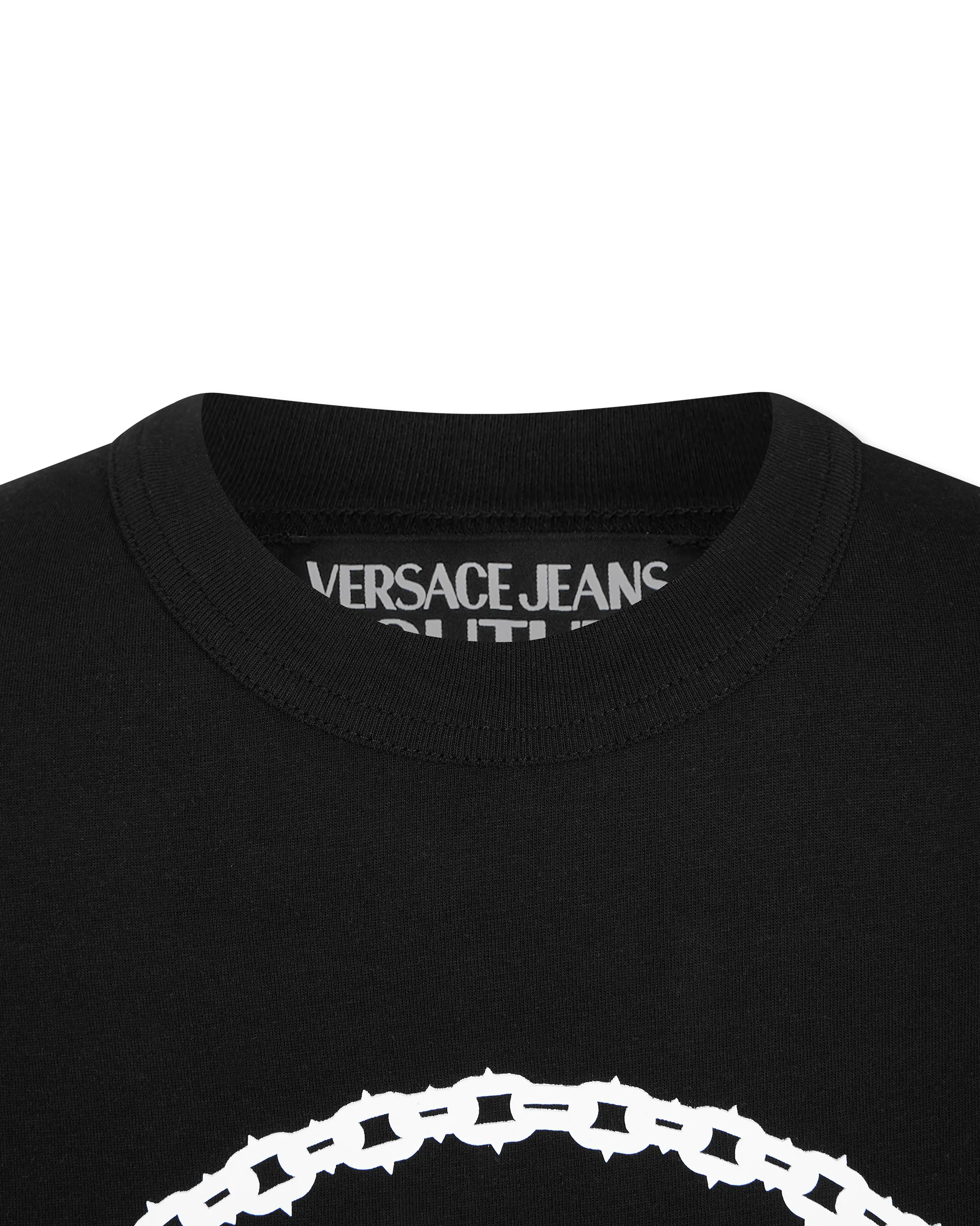 V-Emblem Metallic Logo T-Shirt