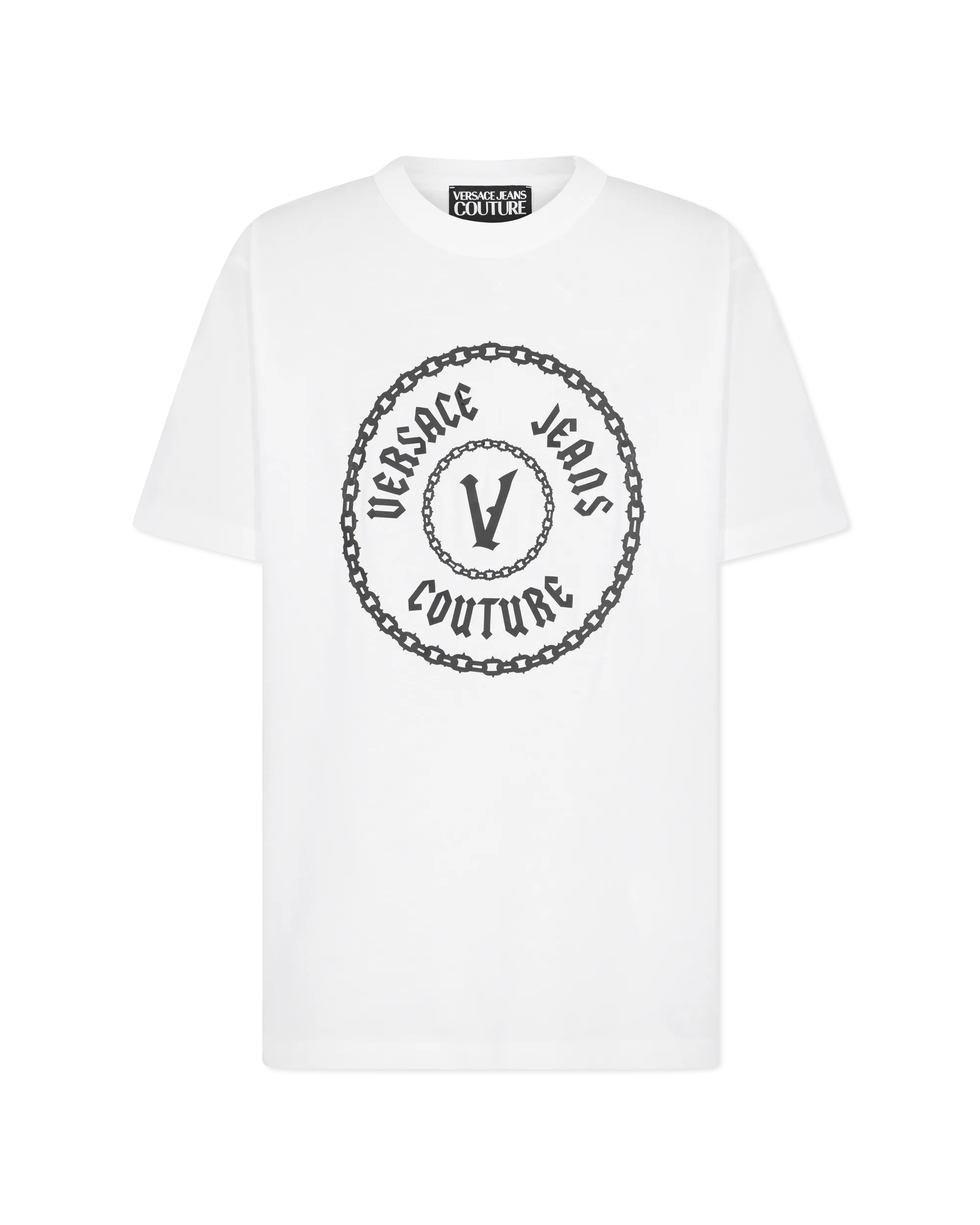 V-Emblem Metallic Logo T-Shirt