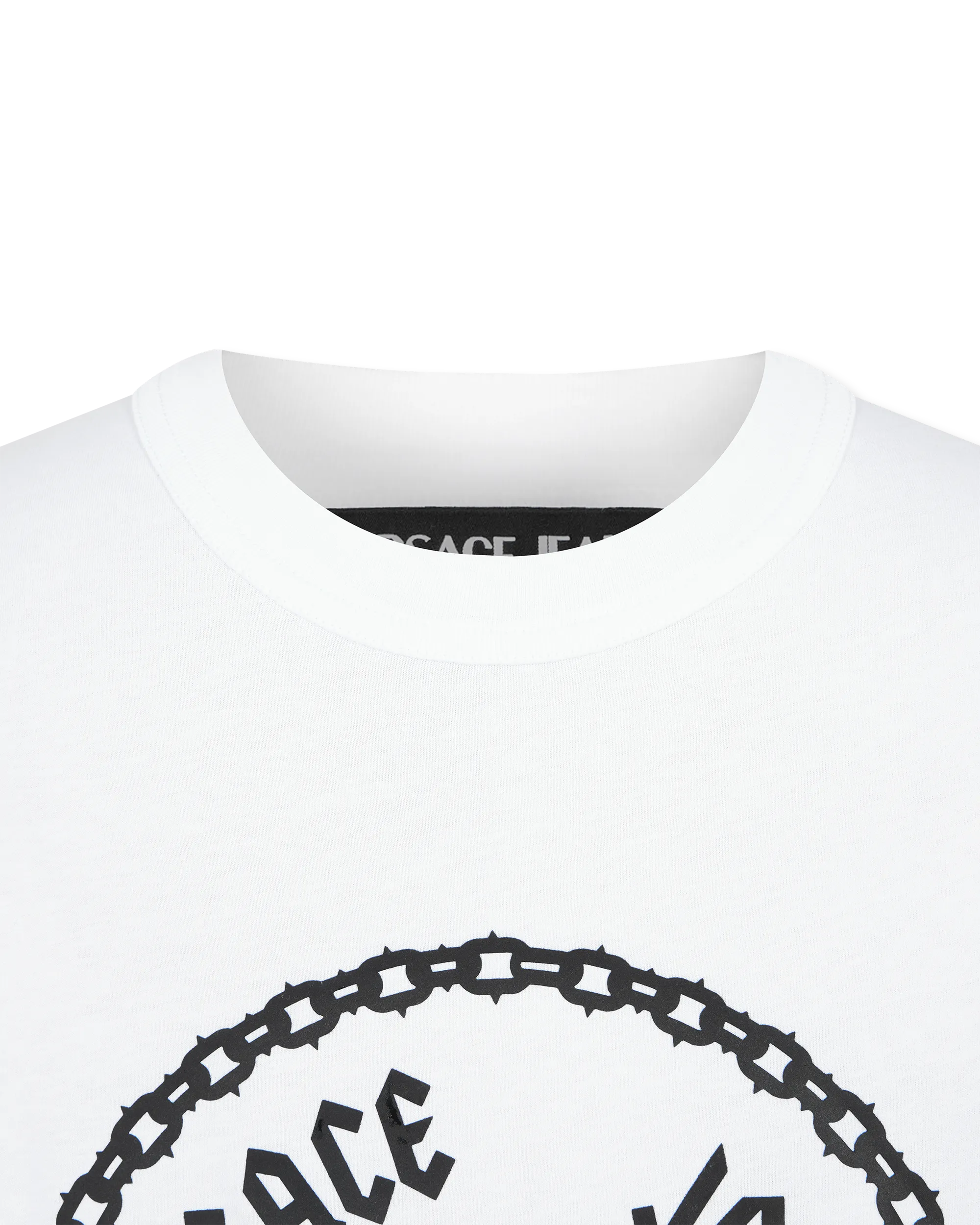 V-Emblem Metallic Logo T-Shirt