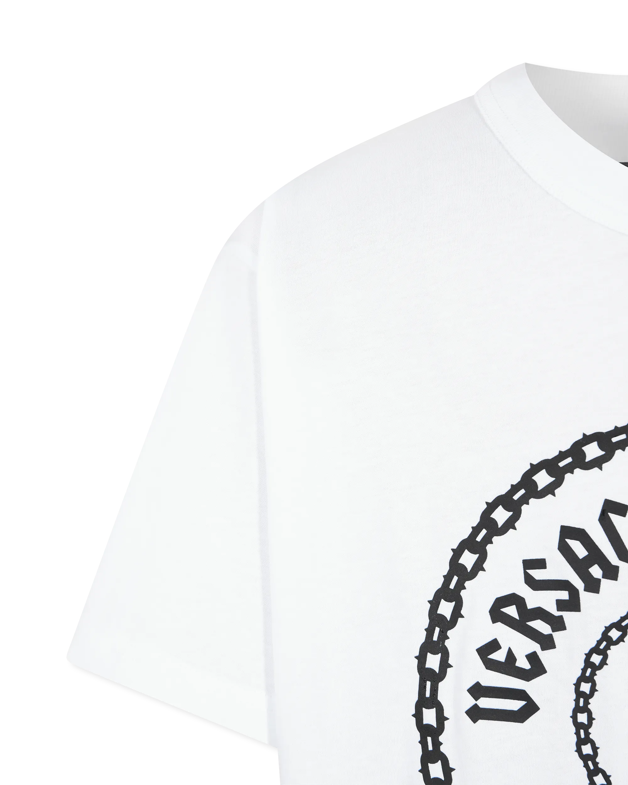 V-Emblem Metallic Logo T-Shirt