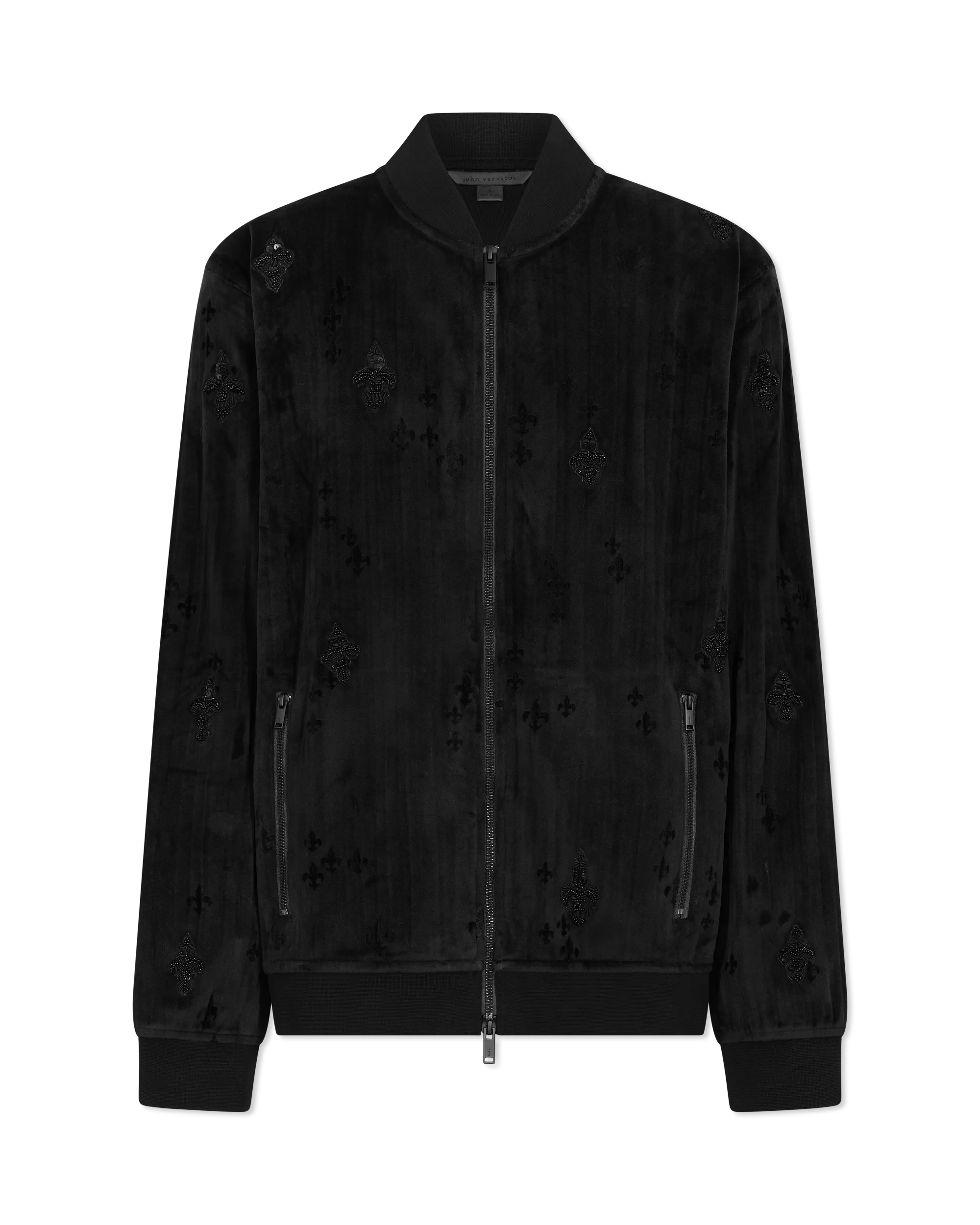 Clavier Velour Bomber Jacket