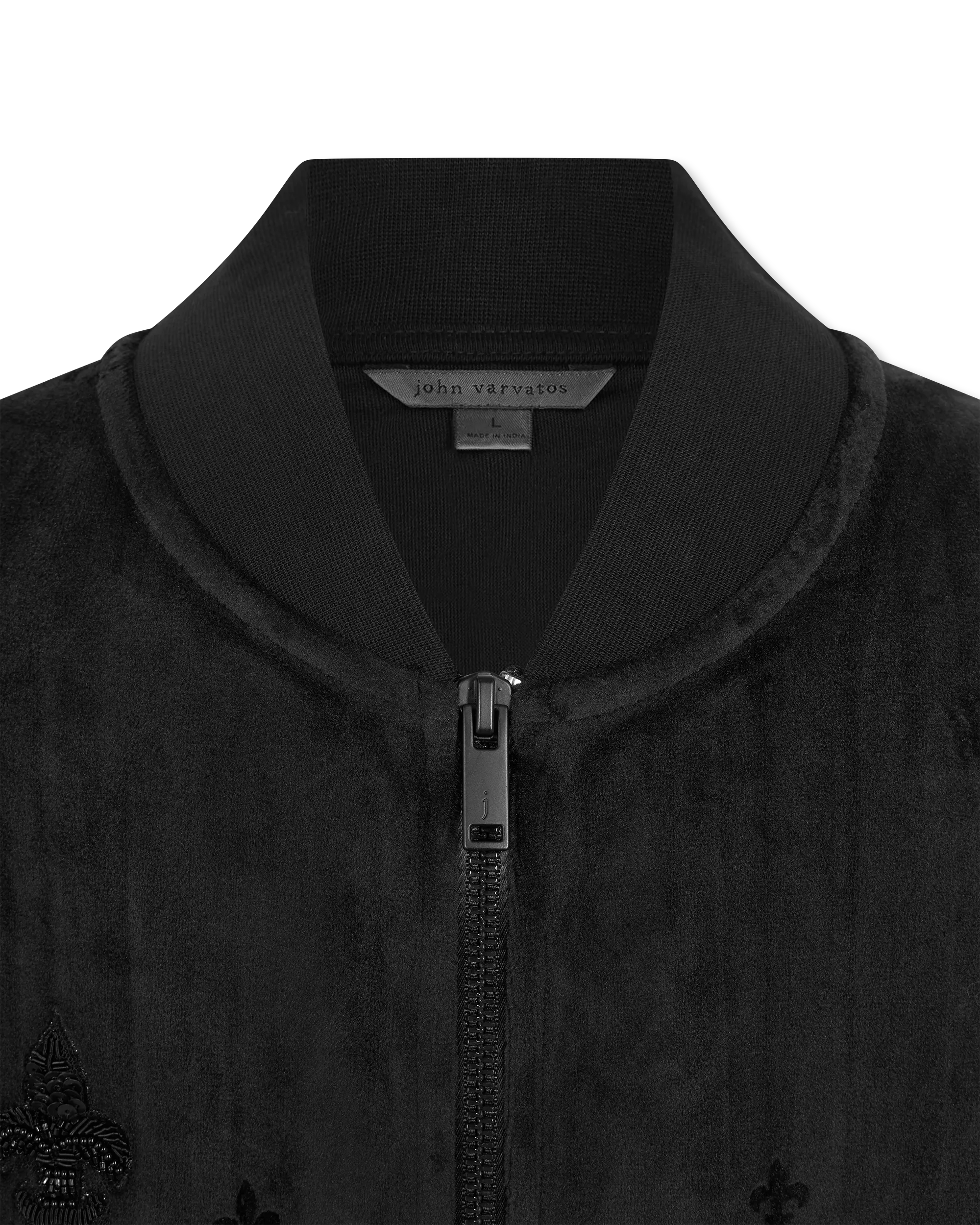 Clavier Velour Bomber Jacket