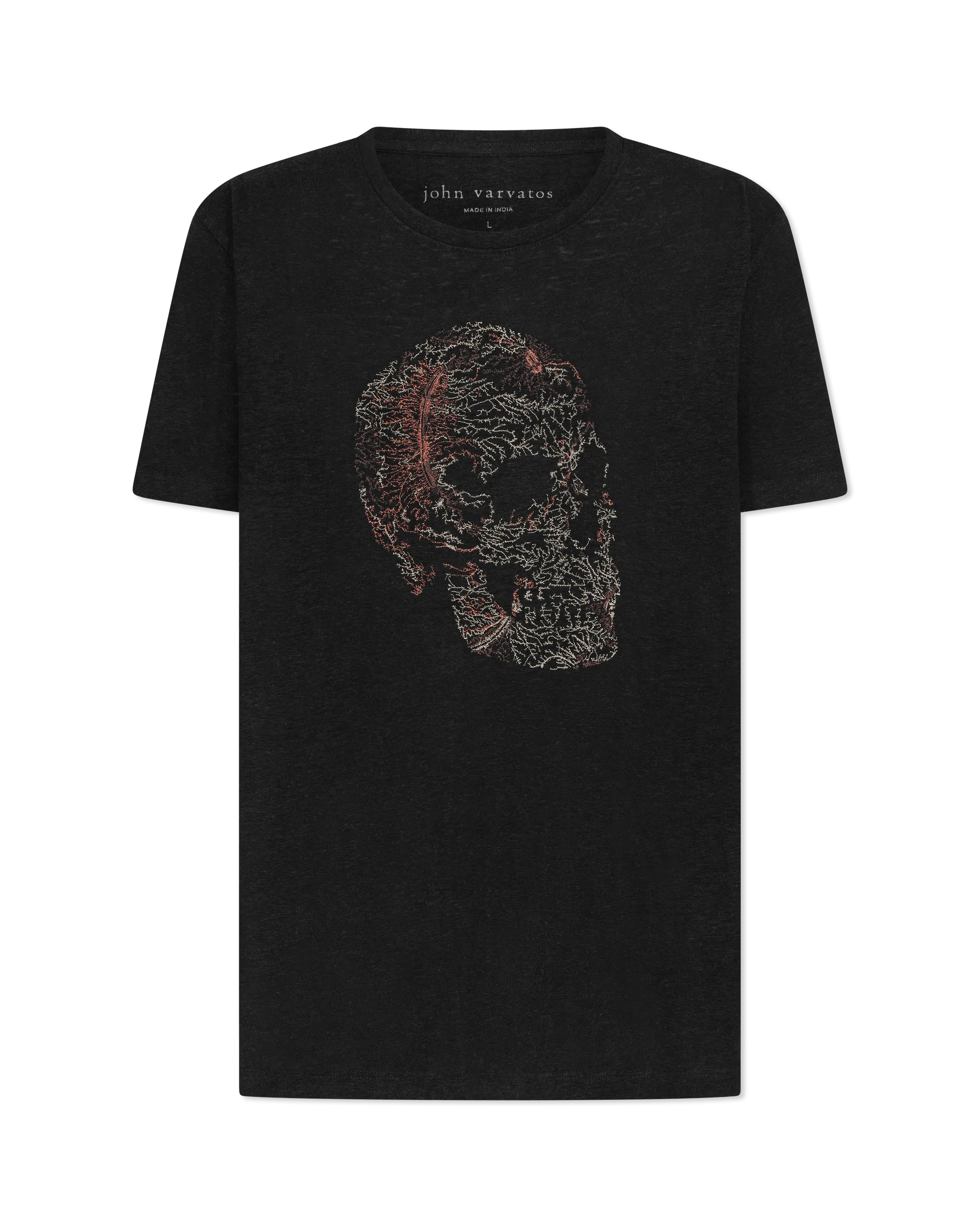 Embroidered Skull T-shirt