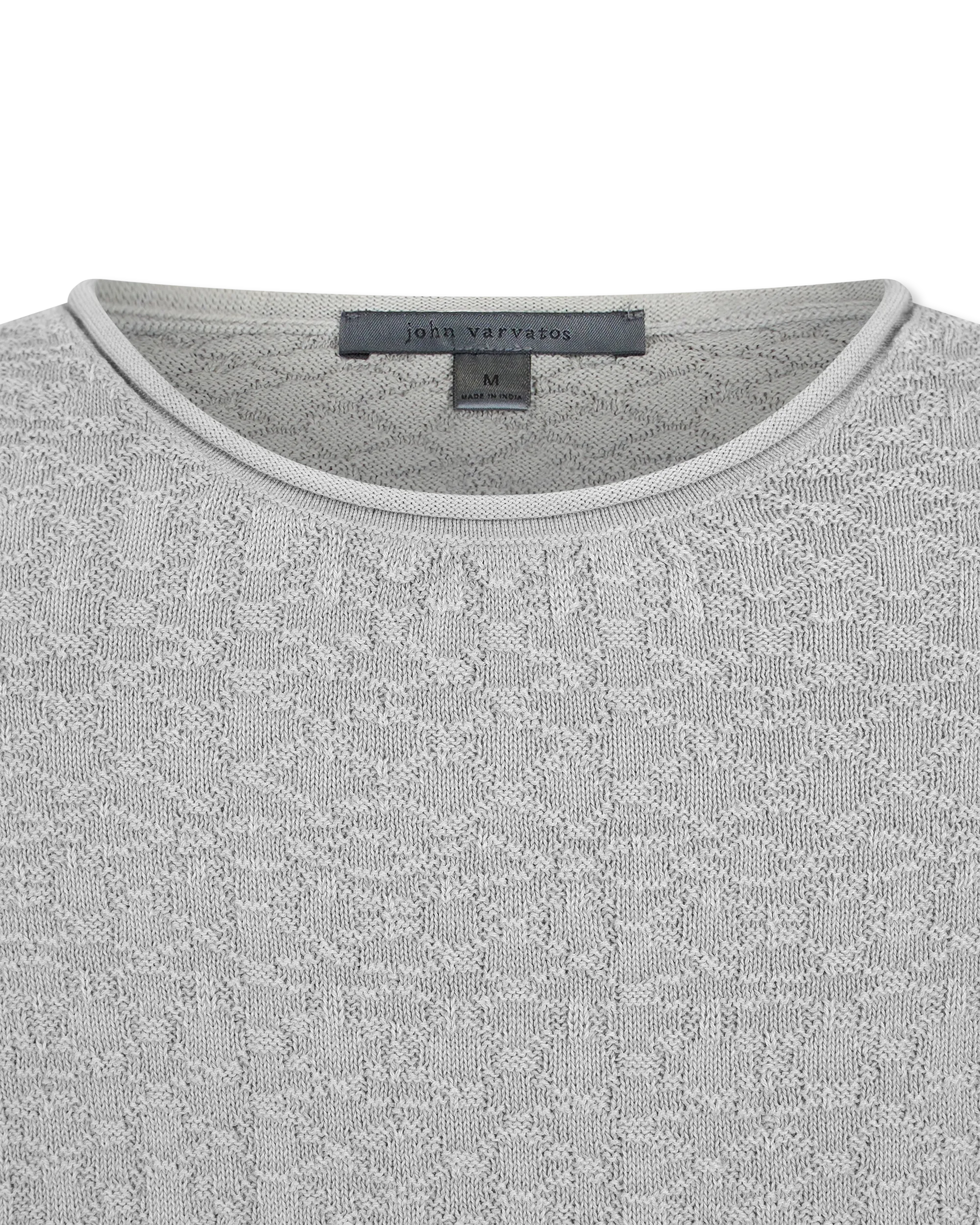 Riley Textured Crewneck Sweater