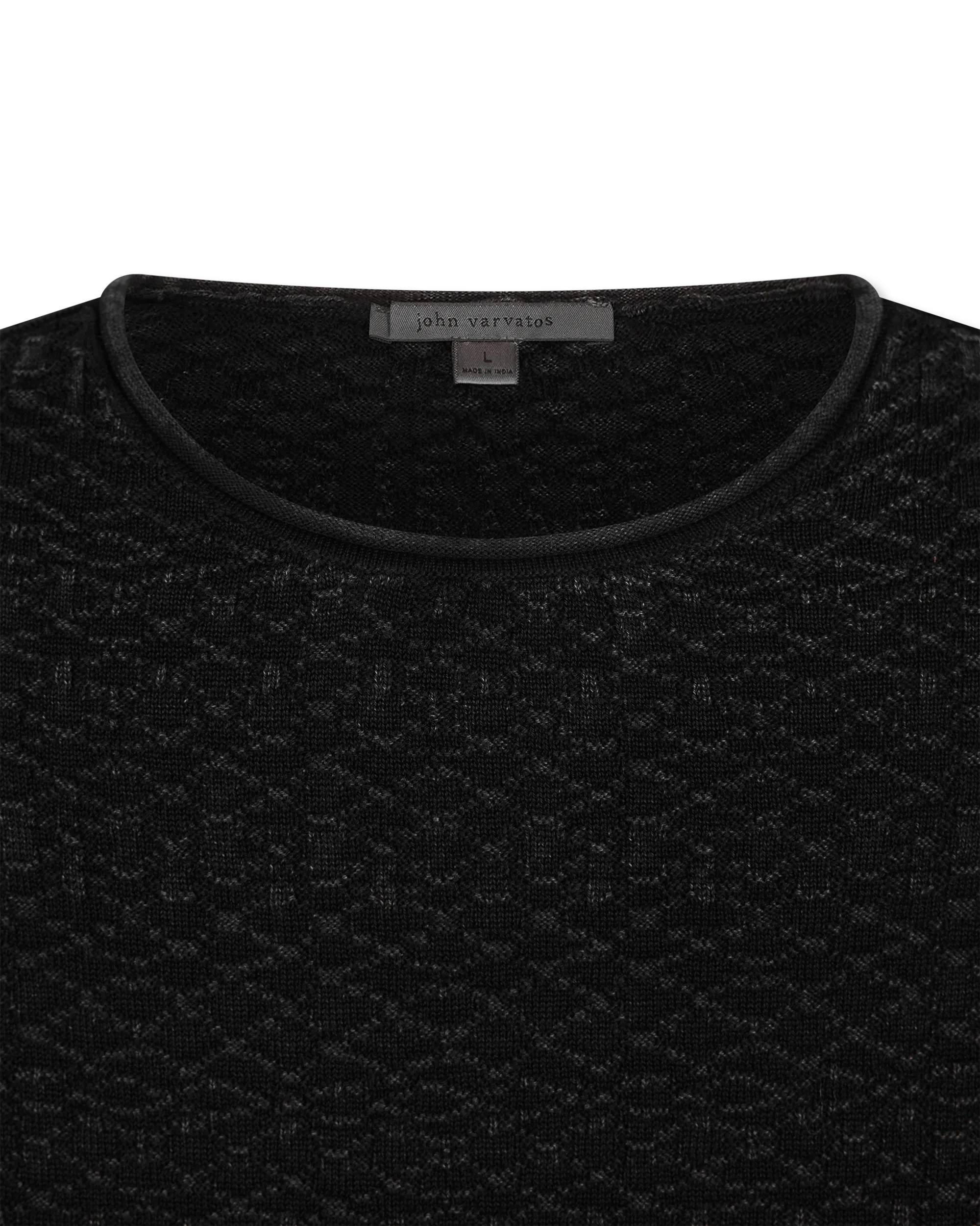 Riley Textured Crewneck Sweater
