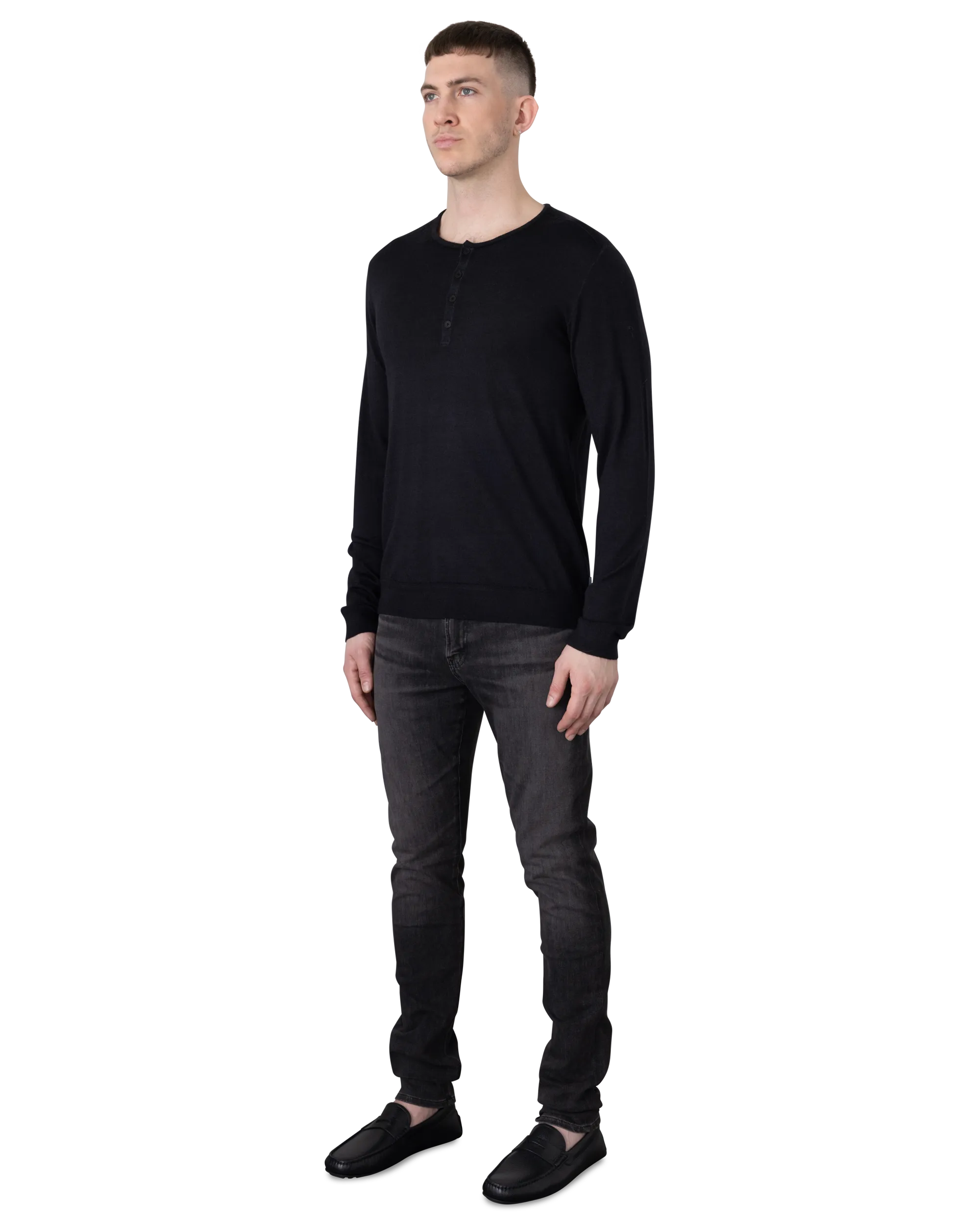 Eren Long Sleeve Henley