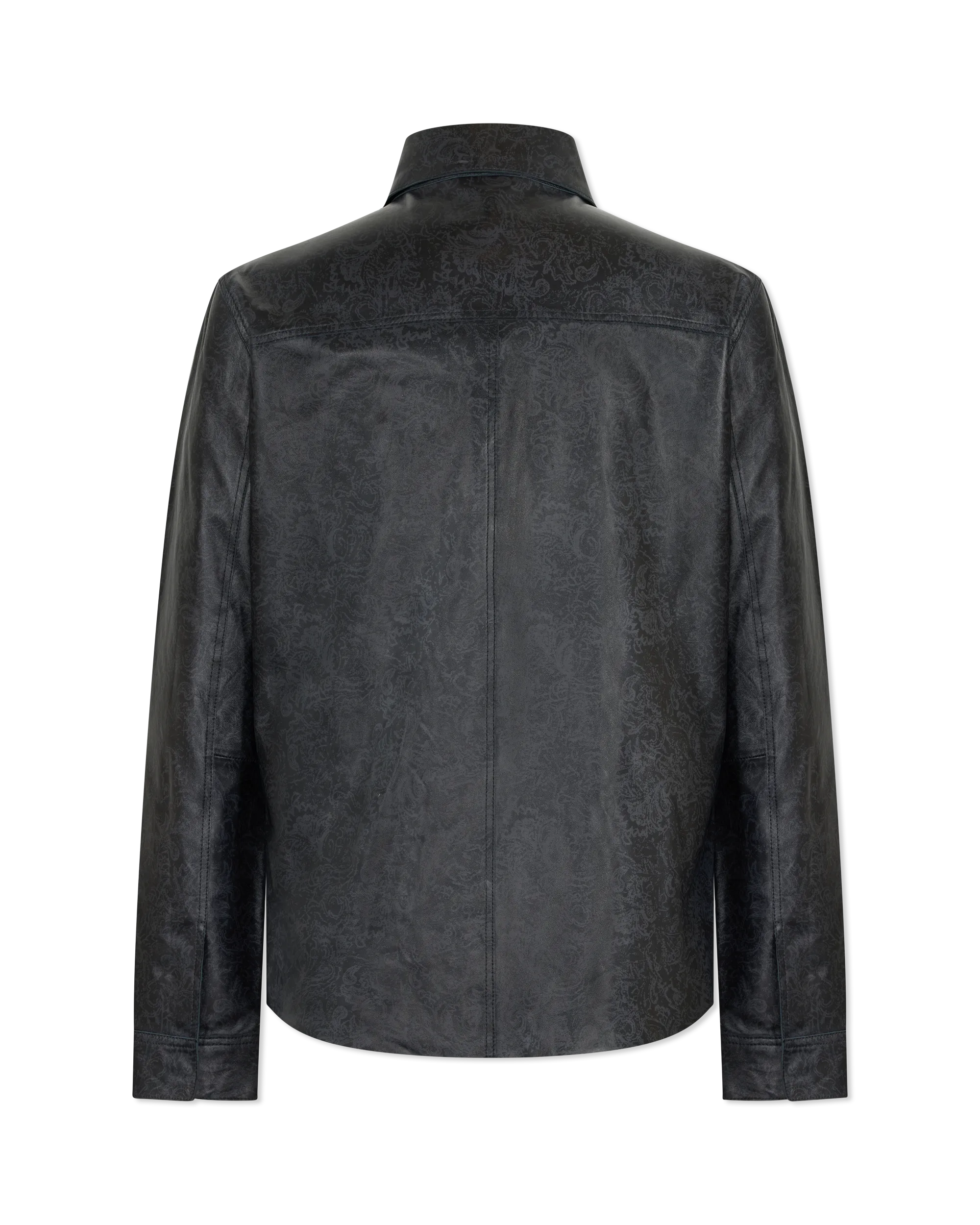 Travis Leather Shirt Jacket