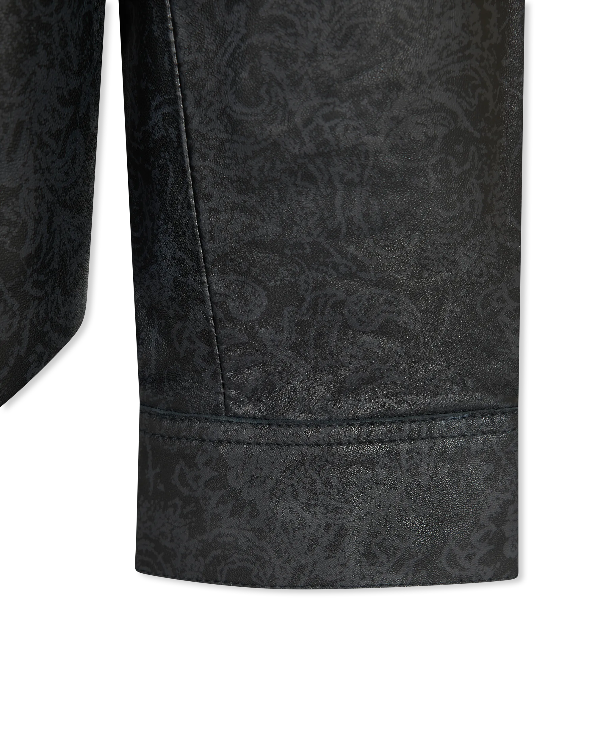 Travis Leather Shirt Jacket