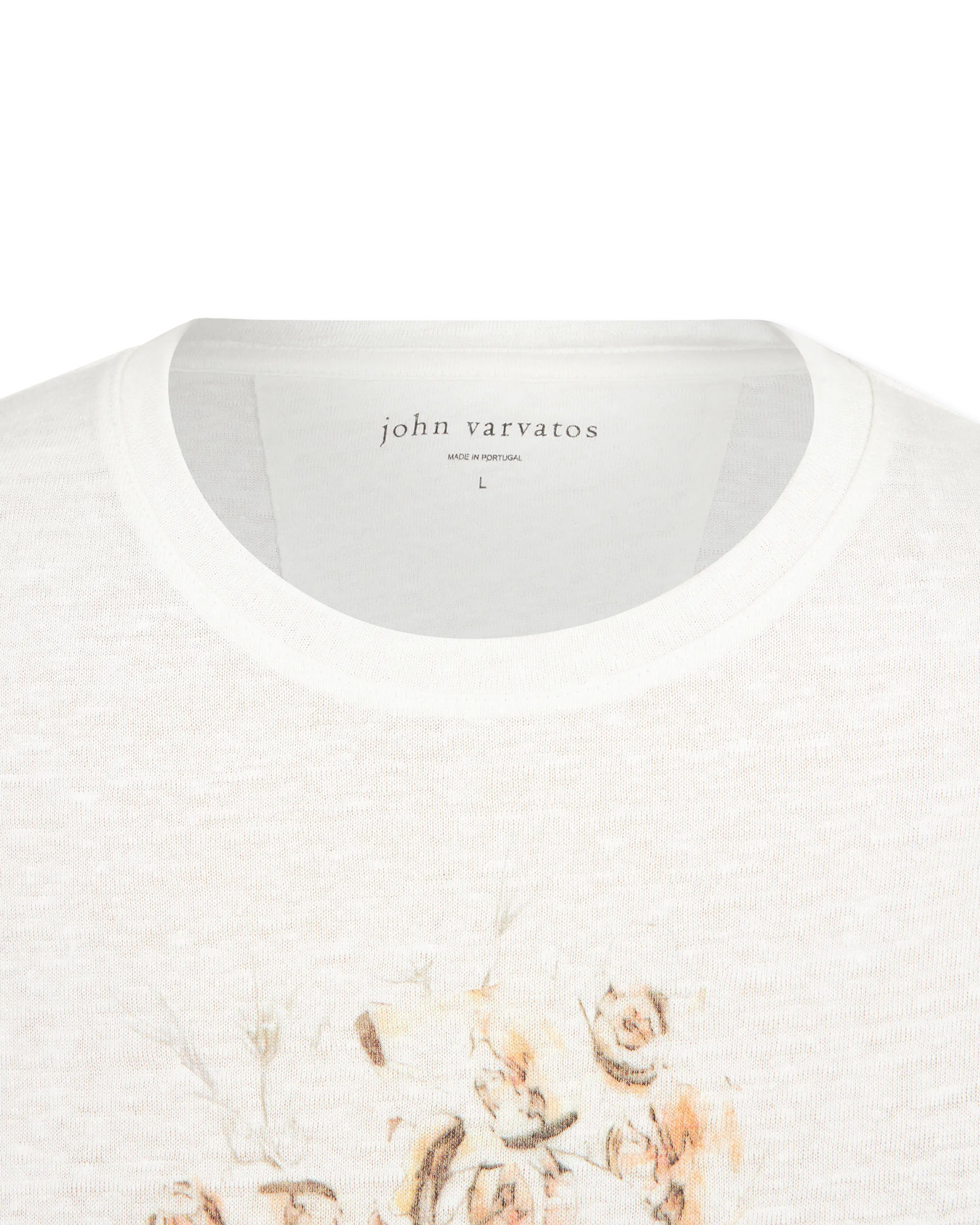 Floral Skull Crew T-shirt