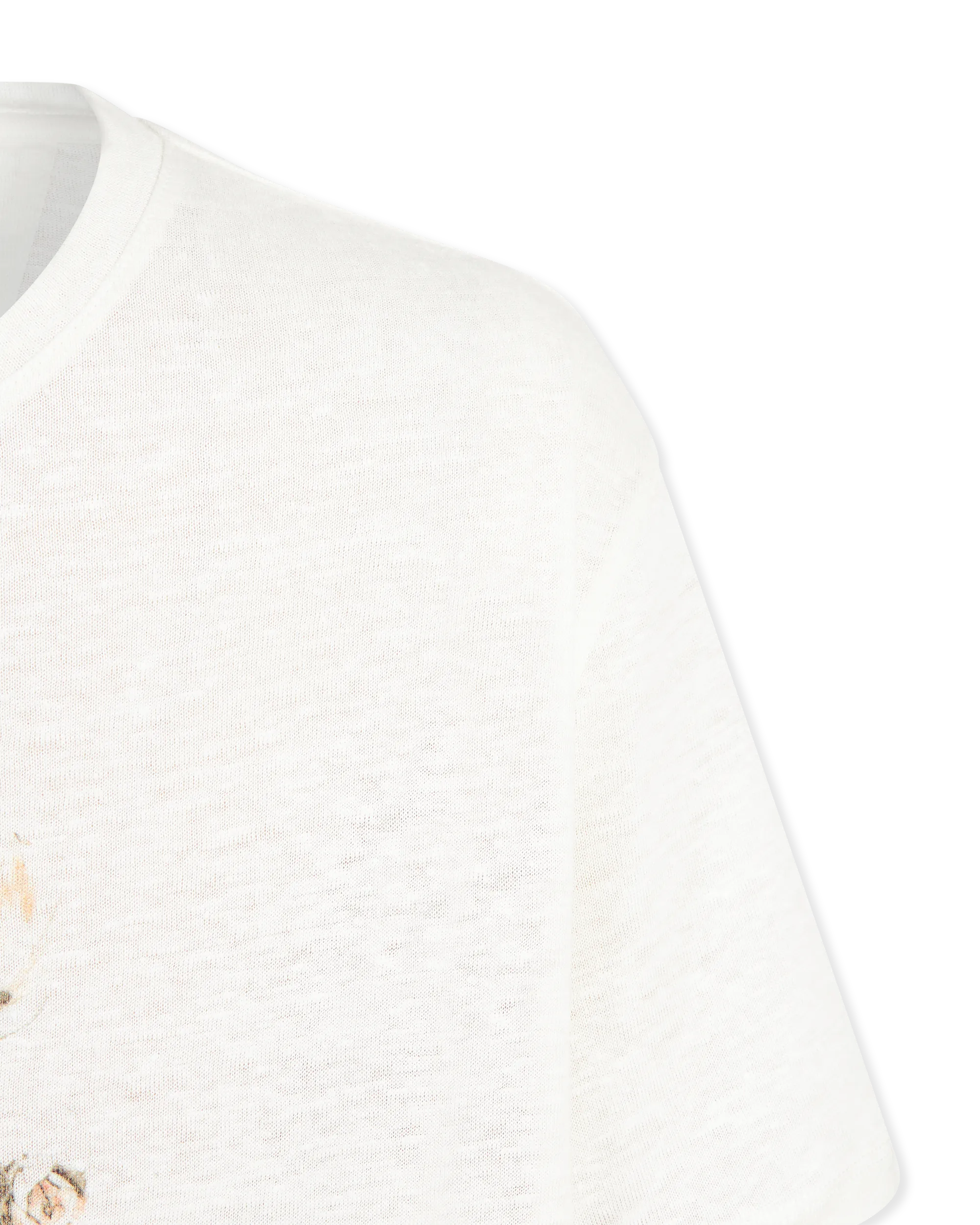 Floral Skull Crew T-shirt