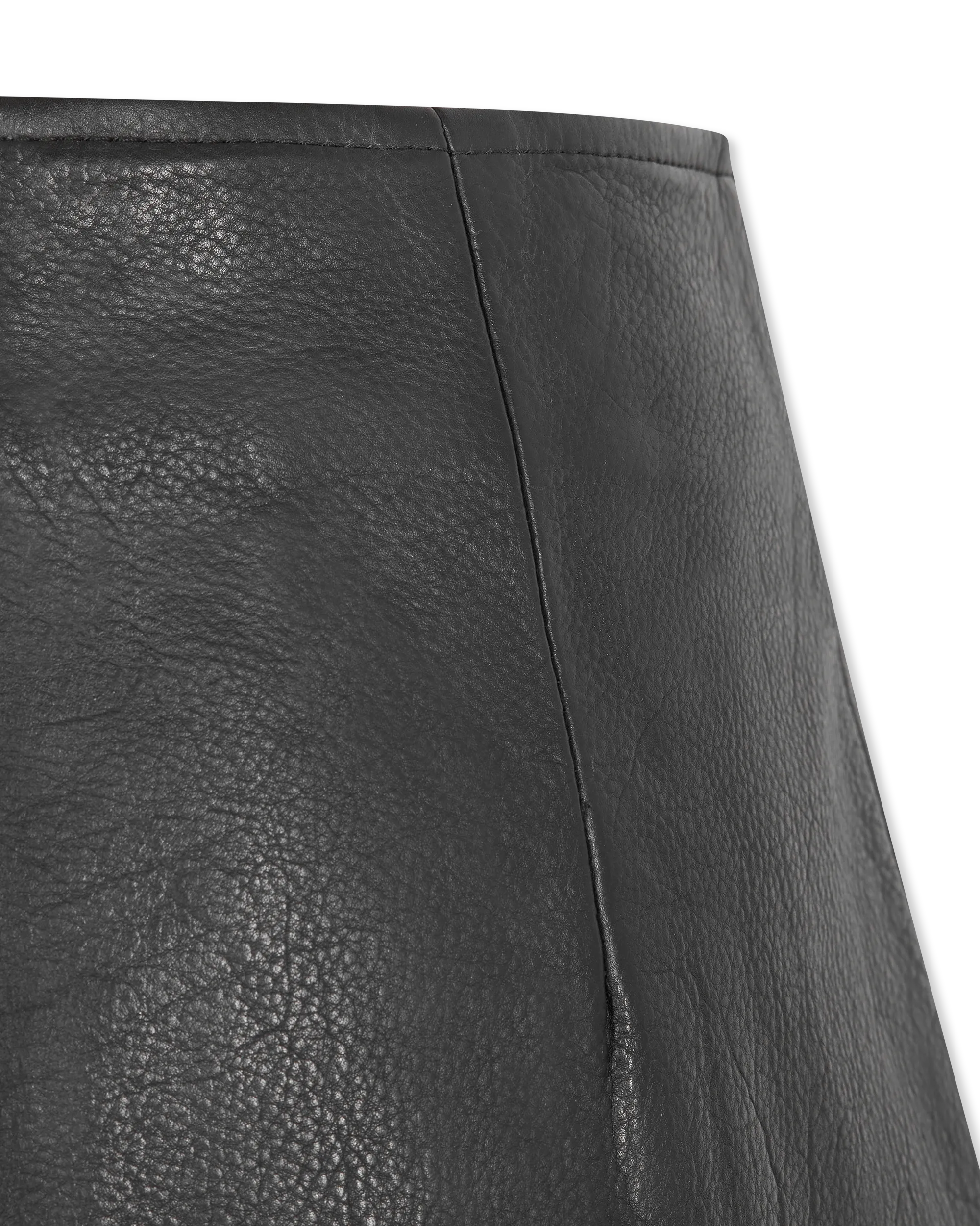 Cillian Leather Mini Skirt