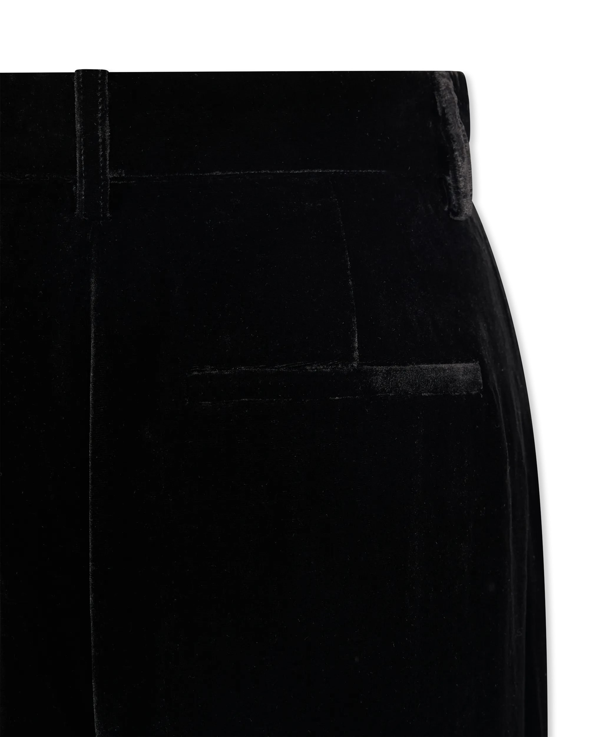 Rylie Wide-Leg Velvet Pants