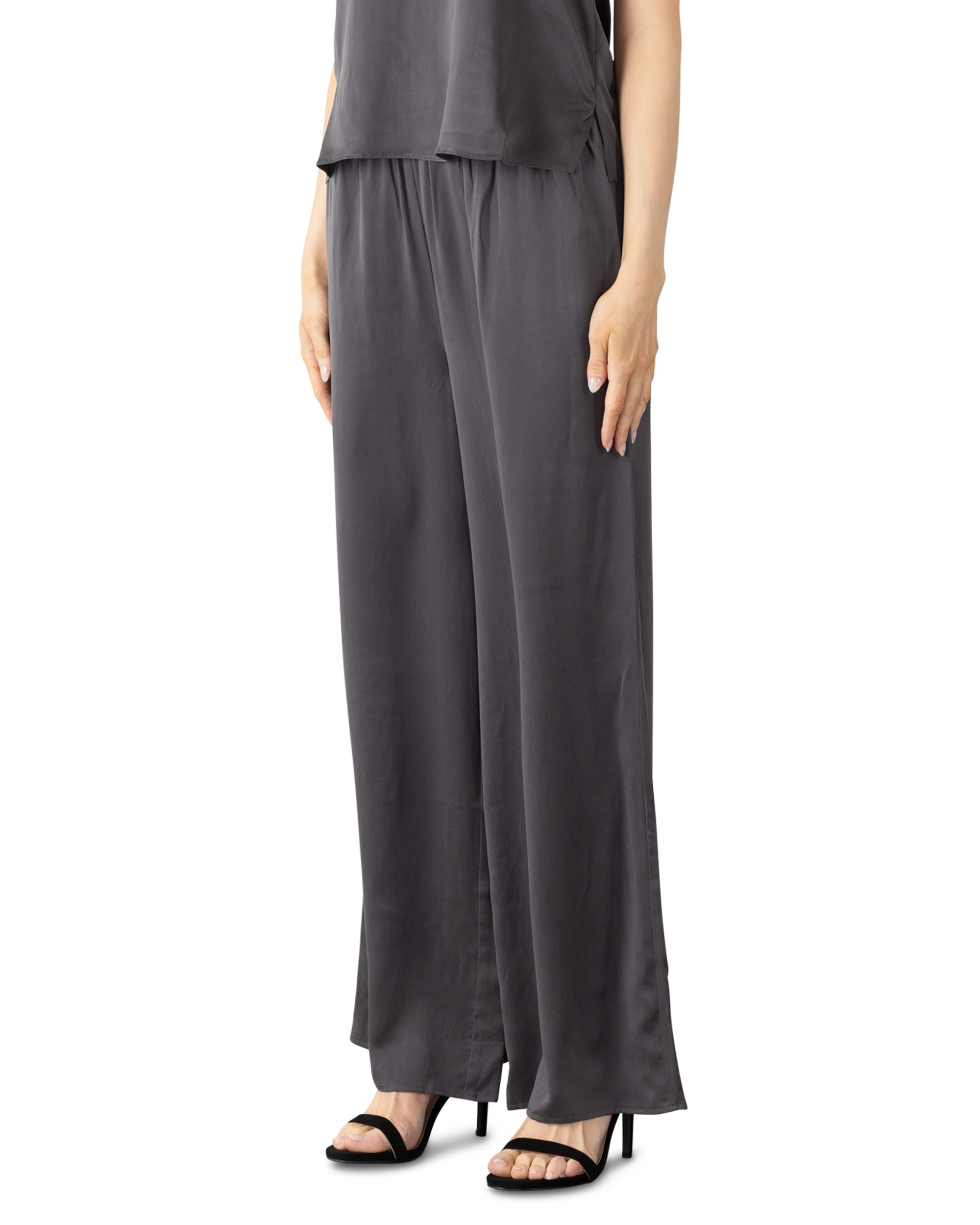 Doreen Silk Wide Leg Pant