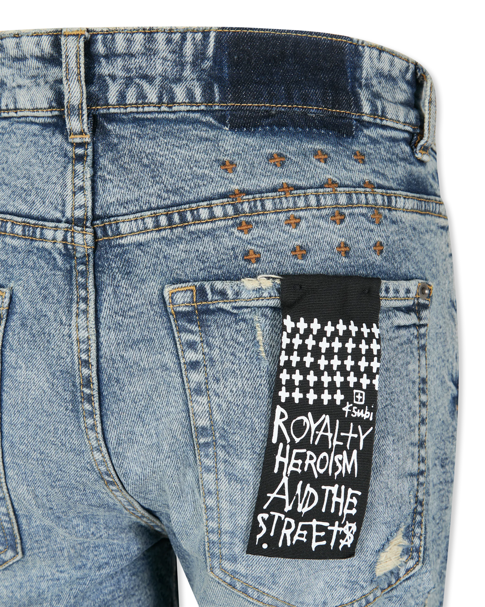 Ksubi Jeans Van Winkle Rogue Blue Scatter Jeans
