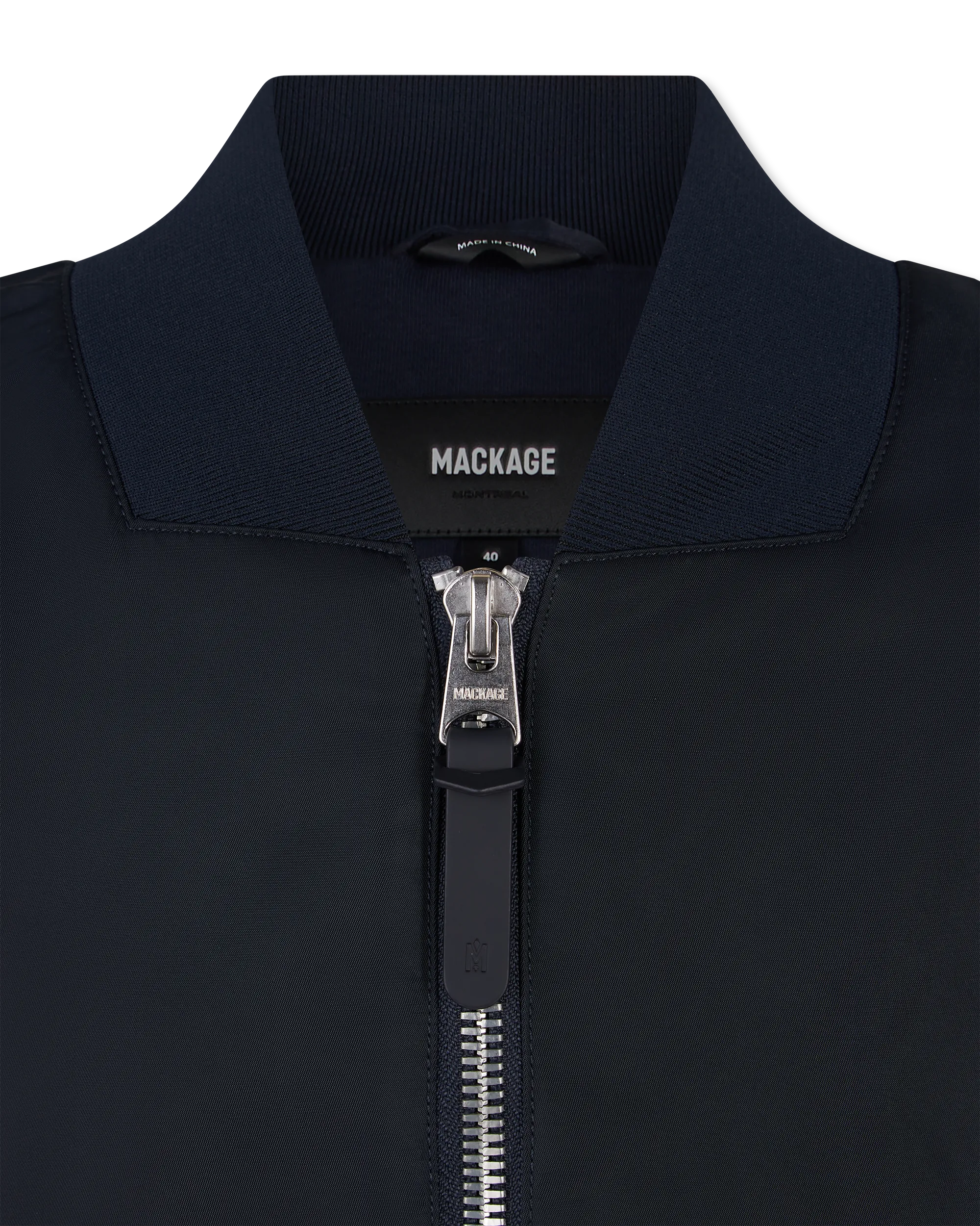 EMILIO Satin Bomber Jacket