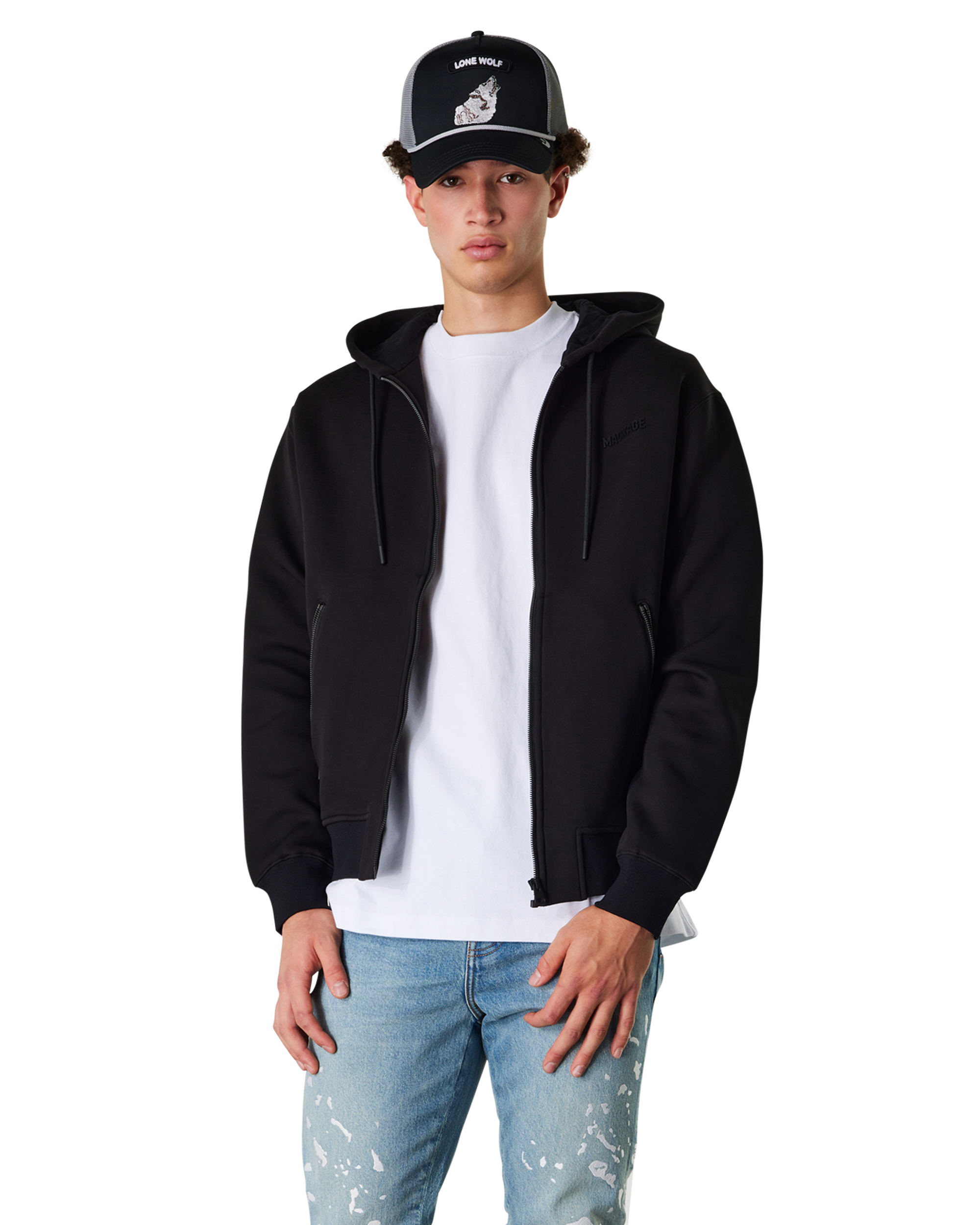 Mackage KRYSTOS Double-Face Zip-Up Hoodie