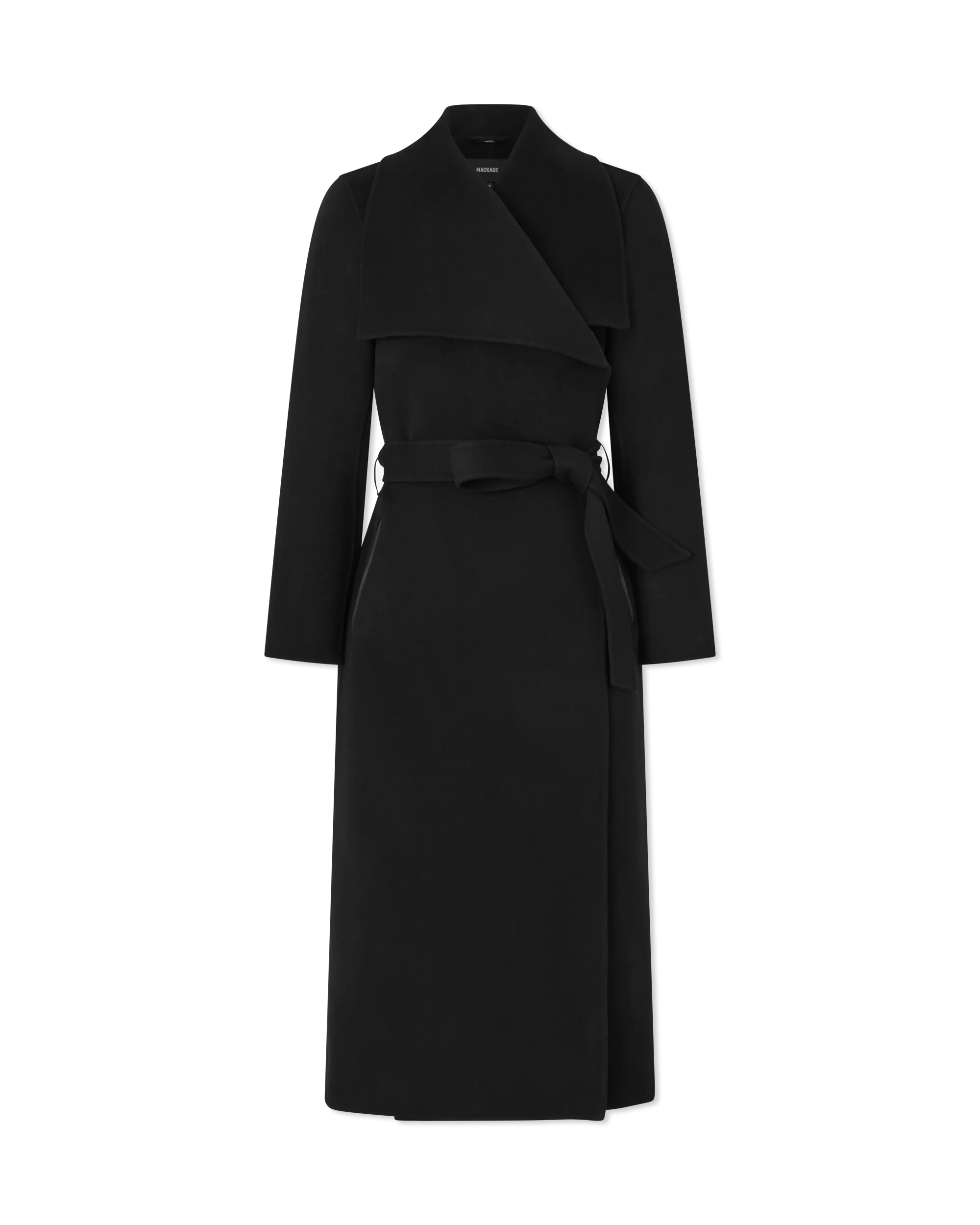 Mackage MAI-CN Double-Face Wool Wrap Coat