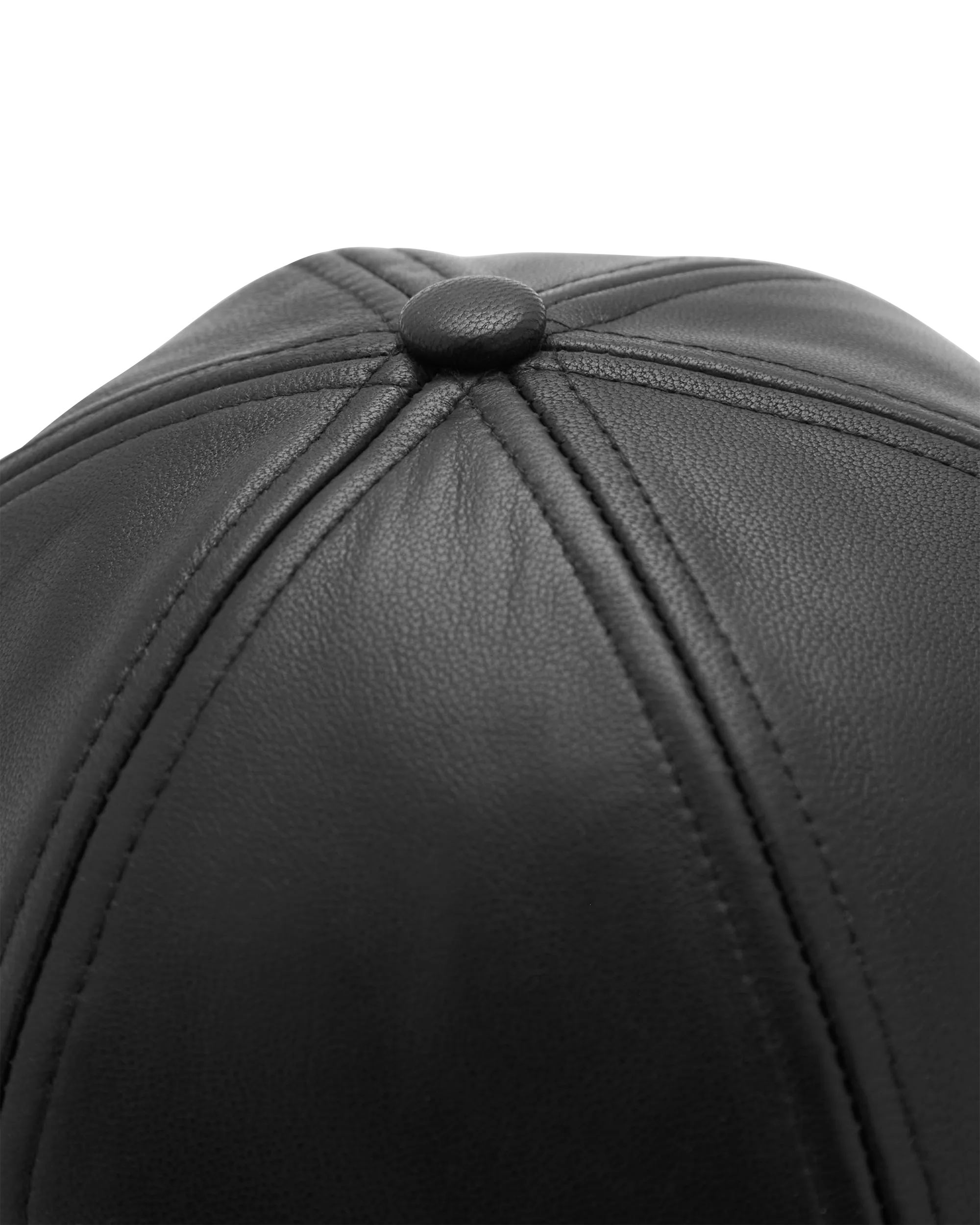 Mackage ANDERSON-L Leather Logo Baseball Cap