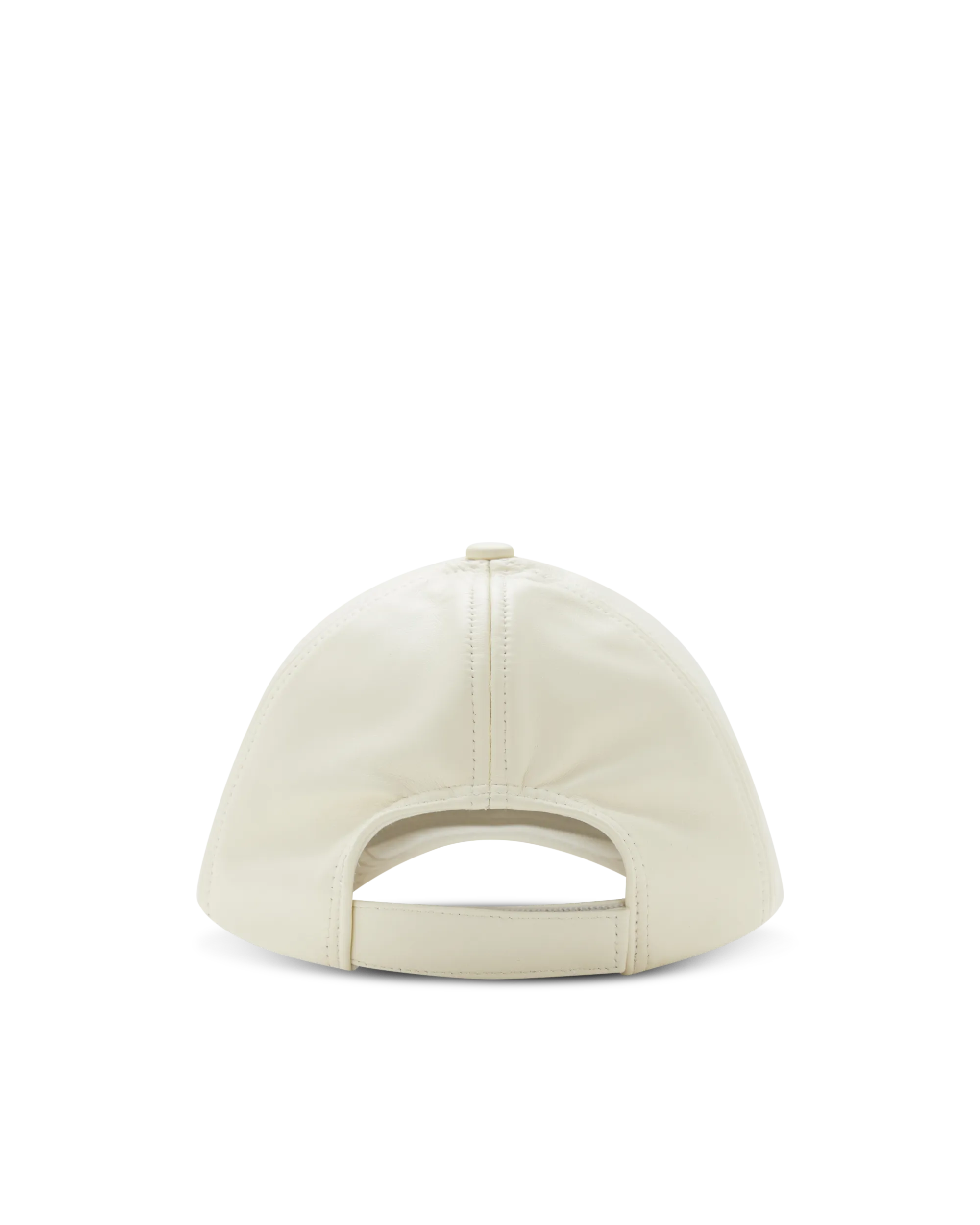 Mackage ANDERSON-L Leather Logo Baseball Cap