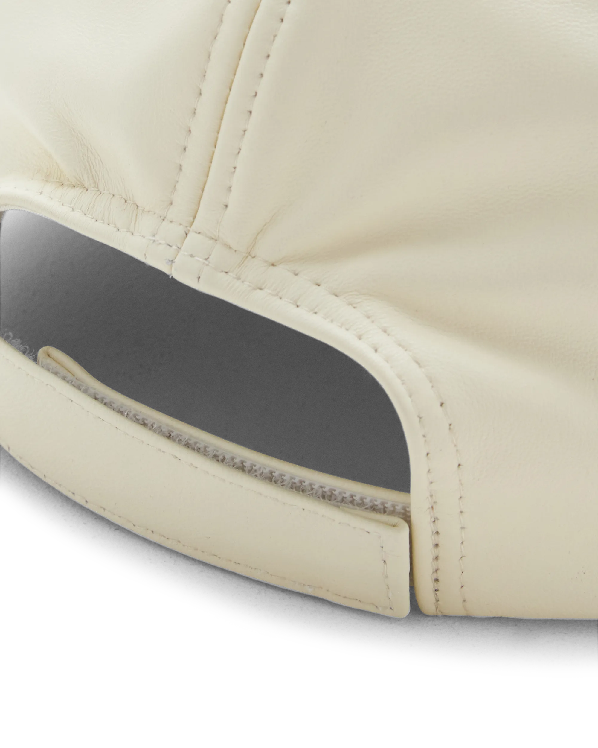 Mackage ANDERSON-L Leather Logo Baseball Cap