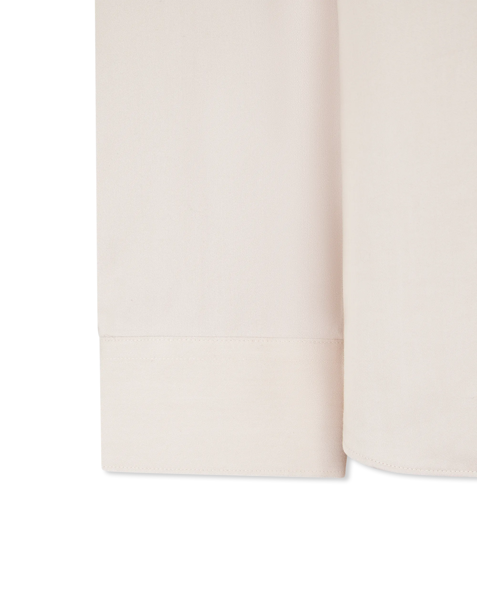 Oatmeal/White Organic Blend Selected Slim Fit Stretch Performance Shirt by Selected | DIHSAN