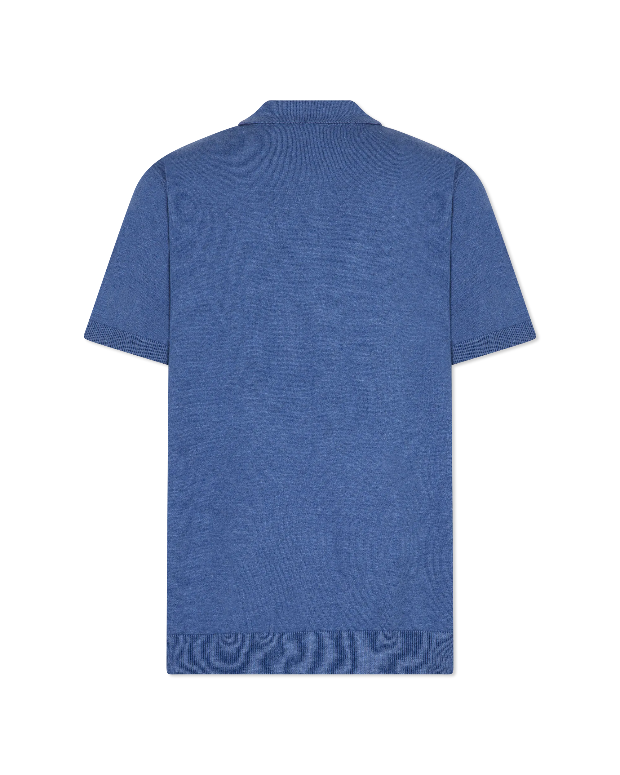 Knitted Short Sleeve Polo Shirt